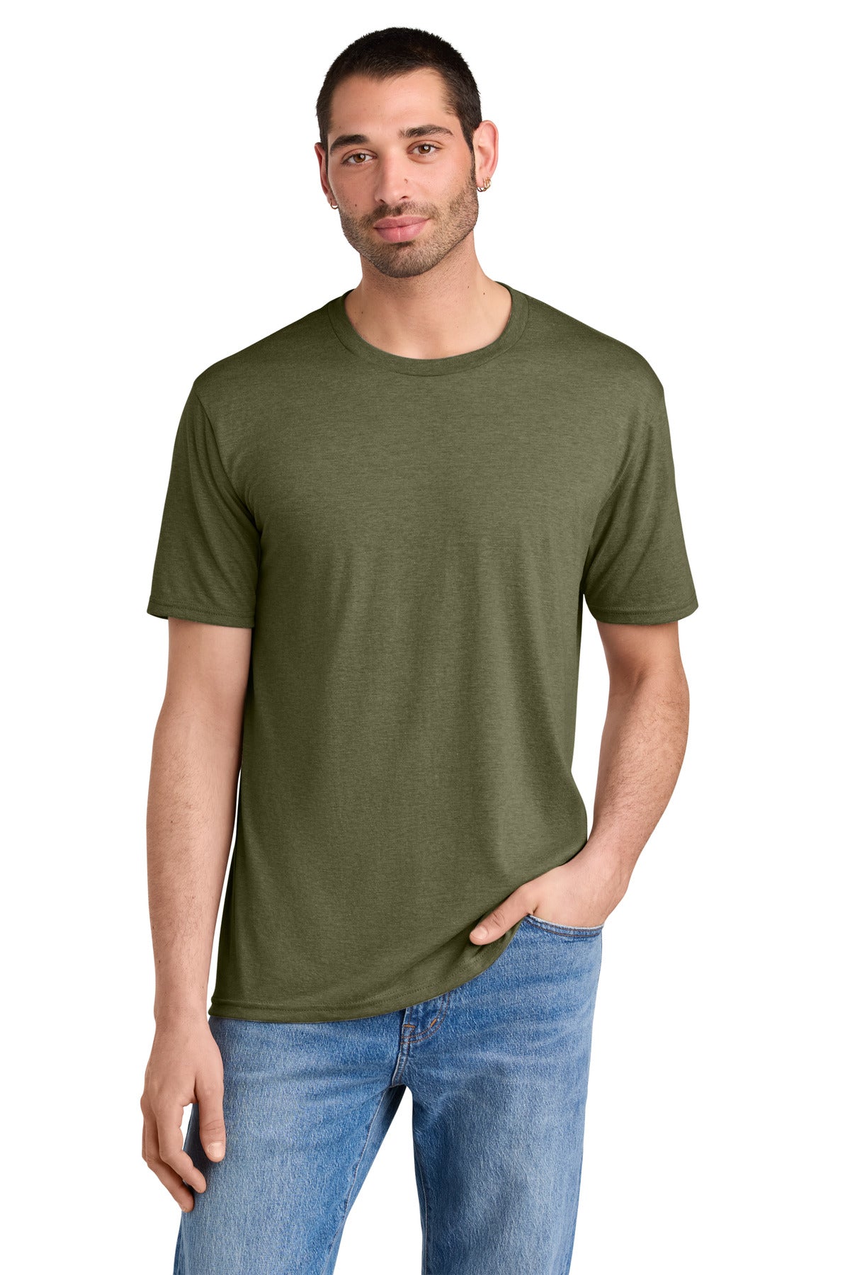 Custom Embroidery or DTF Print - District  ®  Perfect Tri ® Tee. DM130