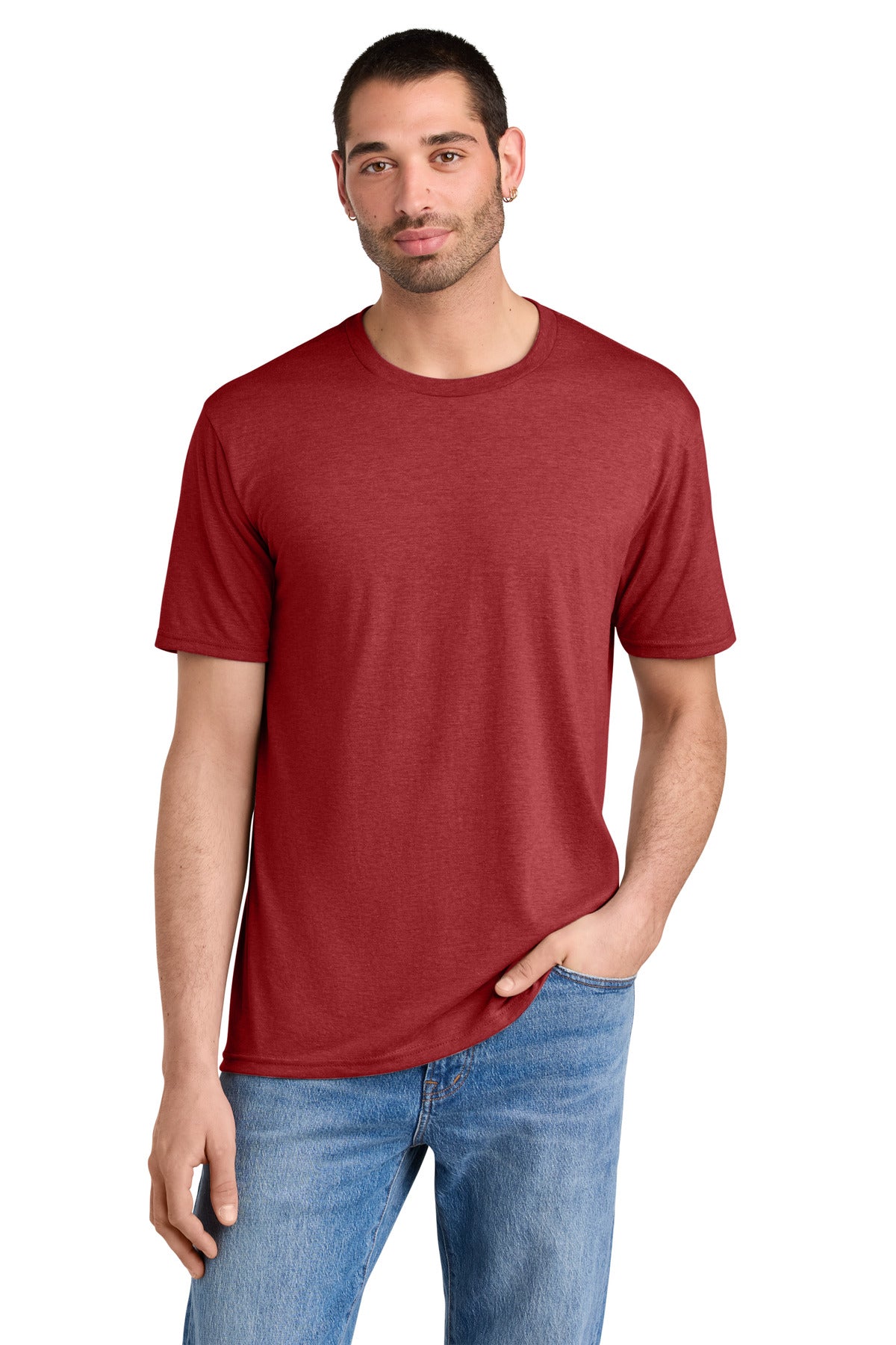 Custom Embroidery or DTF Print - District  ®  Perfect Tri ® Tee. DM130