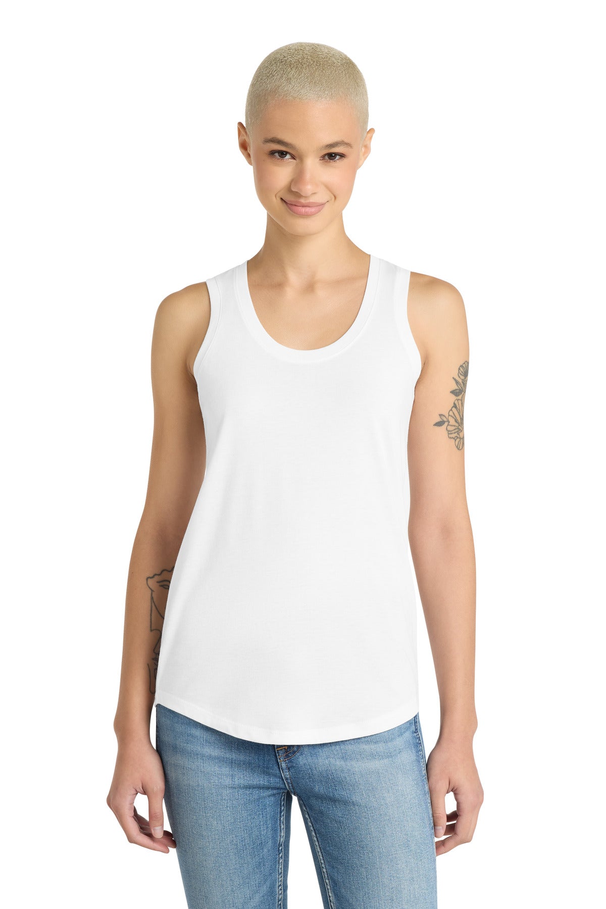 Custom Embroidery or DTF Print - District  ®  Women's Perfect Tri ®  Racerback Tank. DM138L