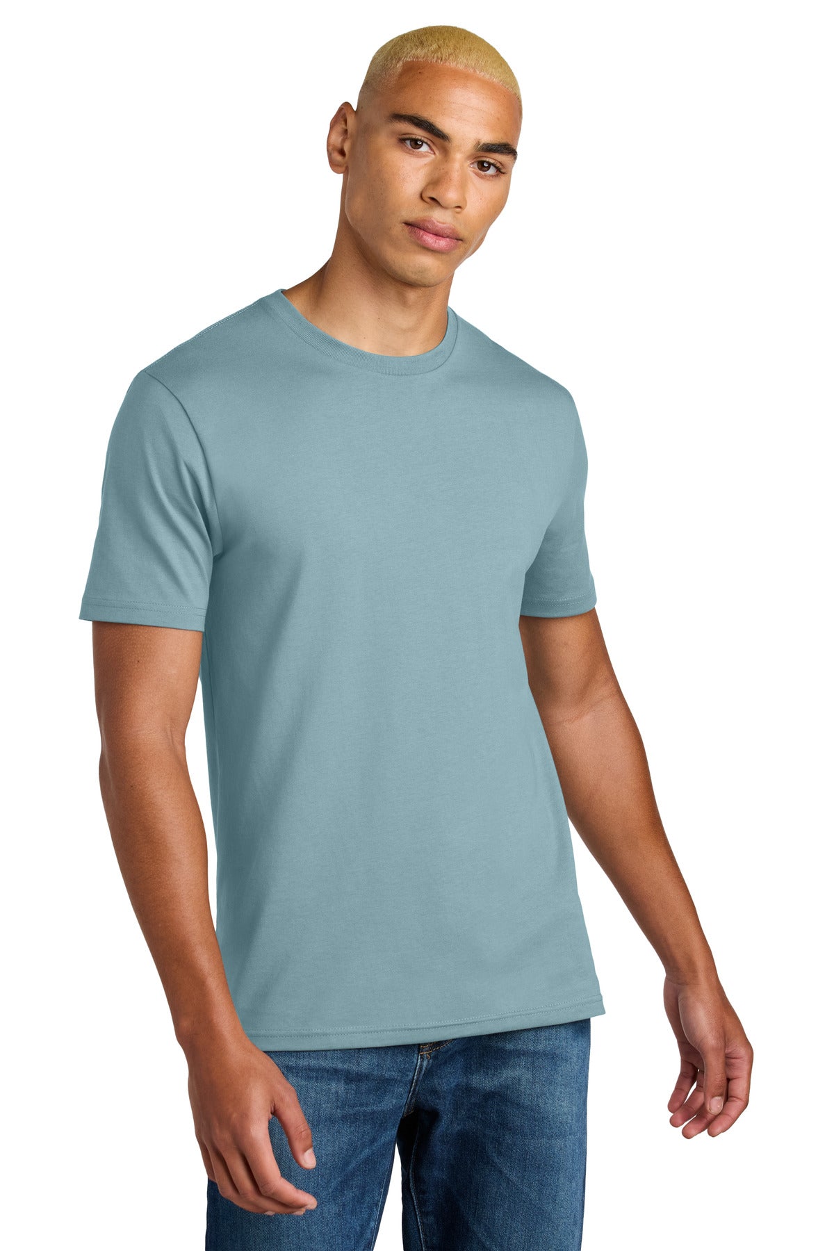 Custom Embroidery or DTF Print - District ®  Perfect Weight ®  Icon Tee DT106