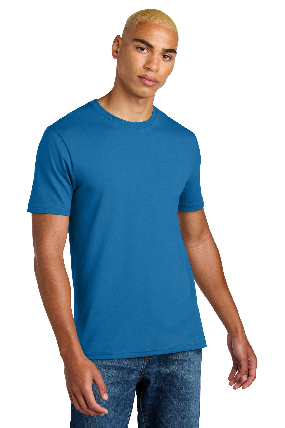 Custom Embroidery or DTF Print - District ®  Perfect Weight ®  Icon Tee DT106