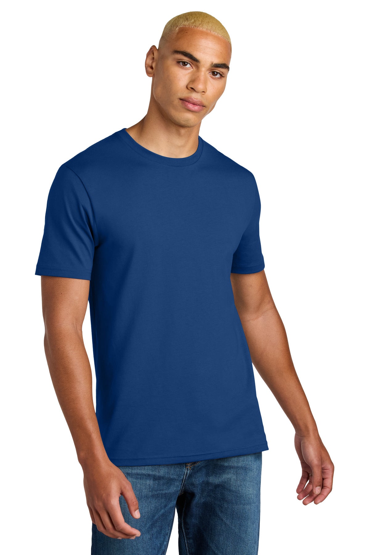 Custom Embroidery or DTF Print - District ®  Perfect Weight ®  Icon Tee DT106