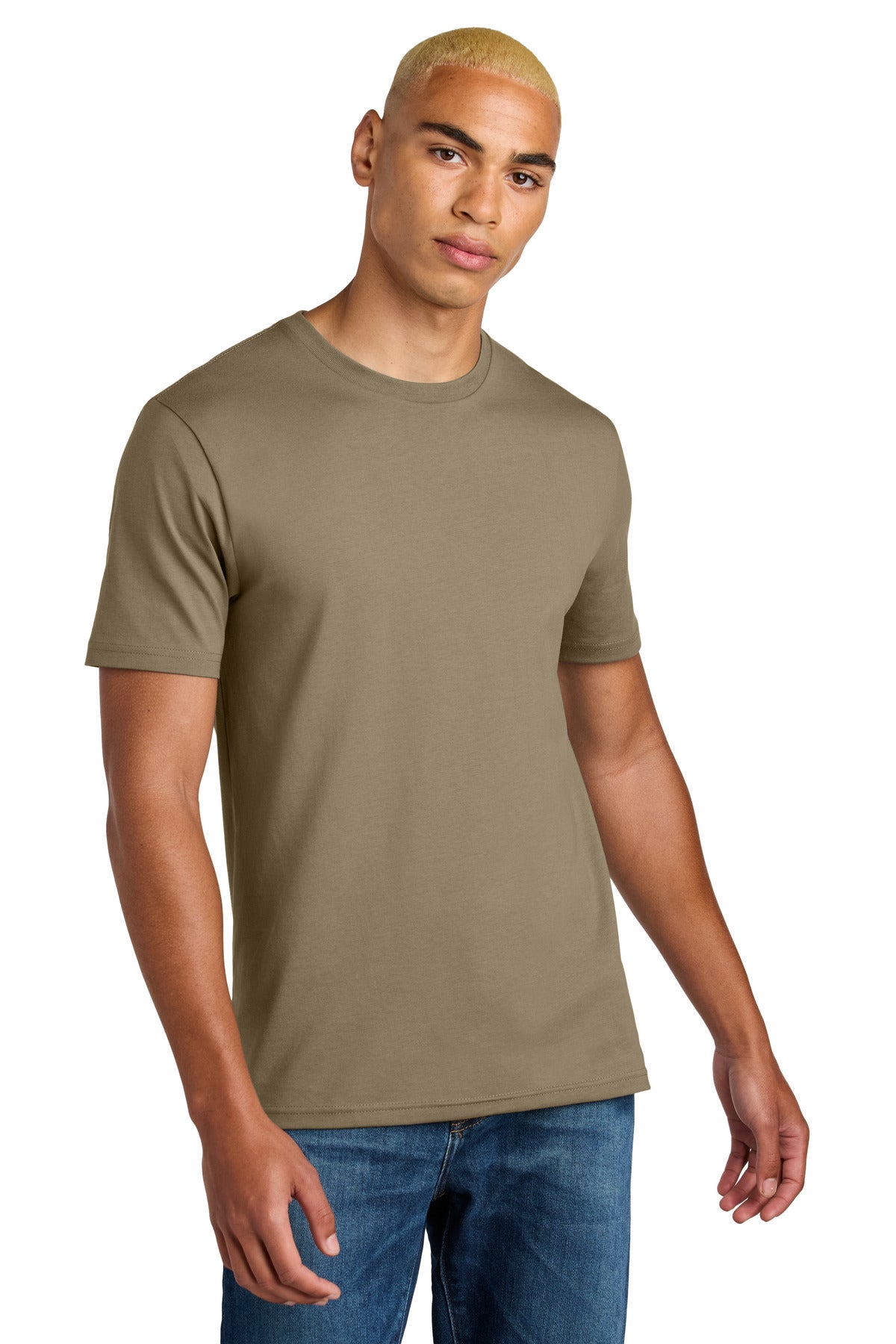 Custom Embroidery or DTF Print - District ®  Perfect Weight ®  Icon Tee DT106