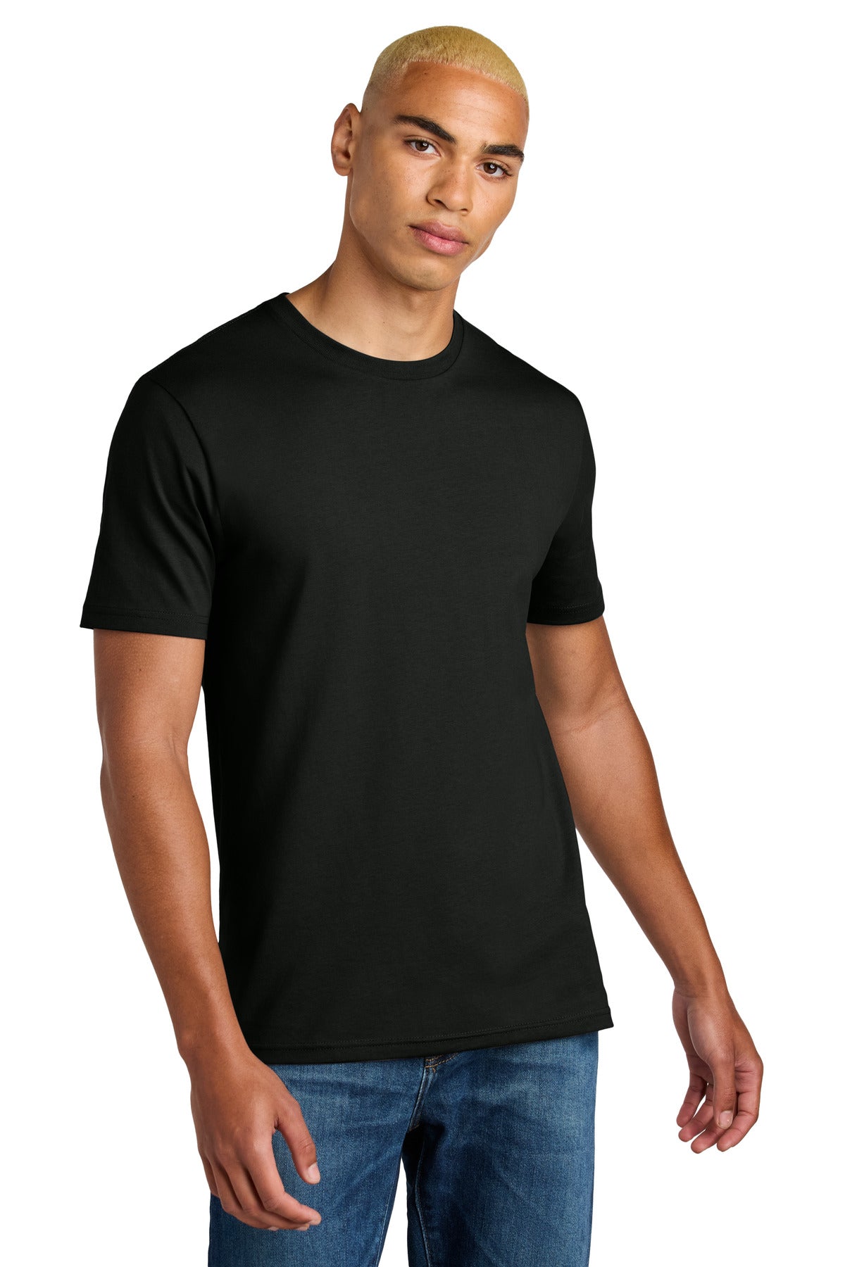 Custom Embroidery or DTF Print - District ®  Perfect Weight ®  Icon Tee DT106