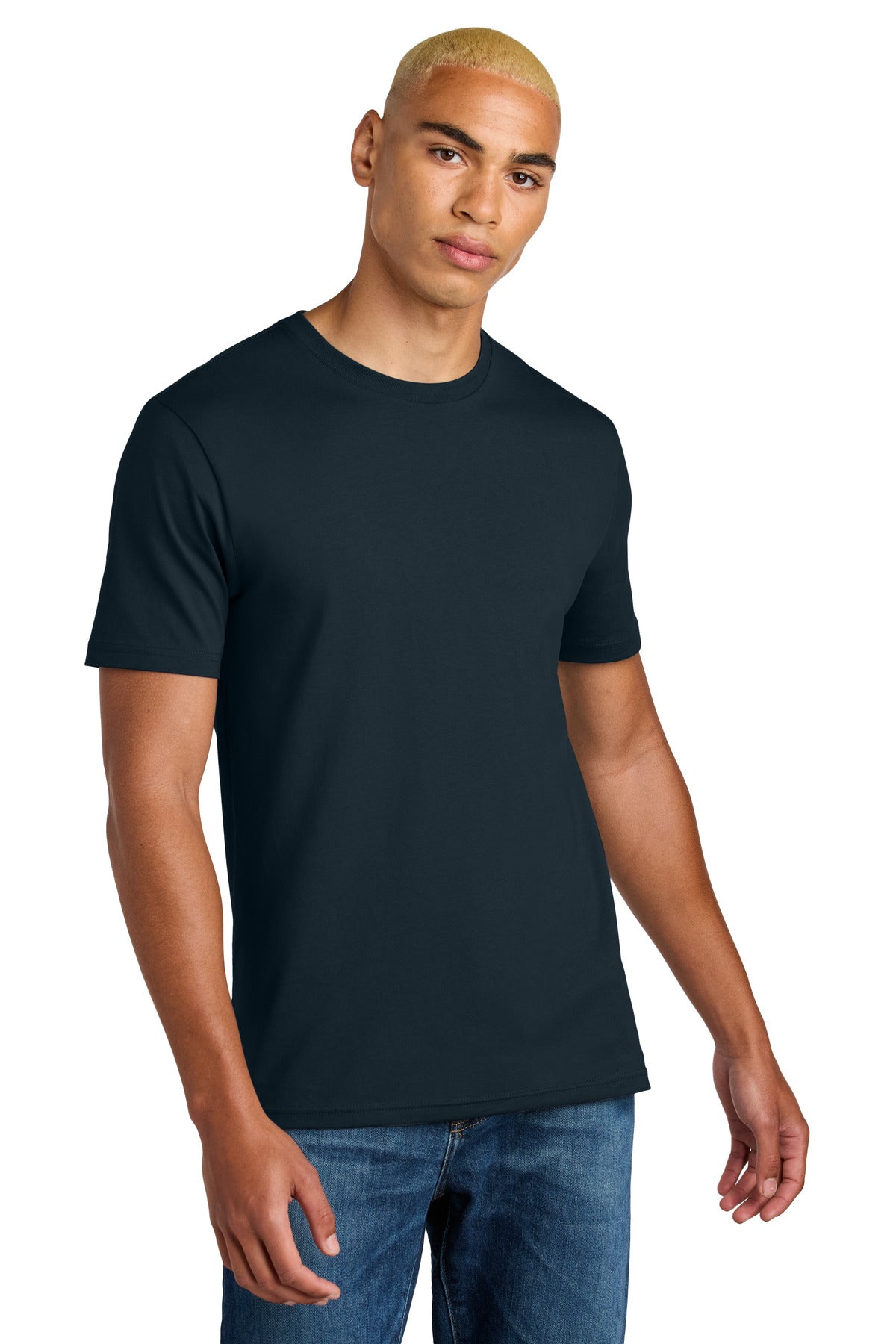 Custom Embroidery or DTF Print - District ®  Perfect Weight ®  Icon Tee DT106