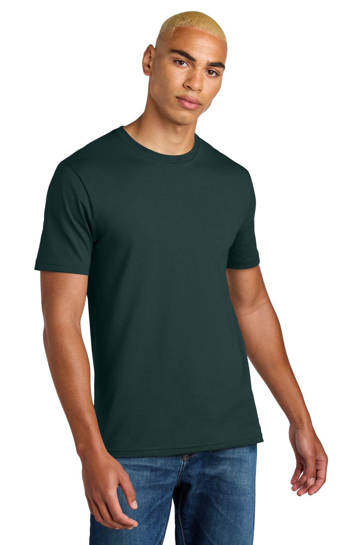 Custom Embroidery or DTF Print - District ®  Perfect Weight ®  Icon Tee DT106