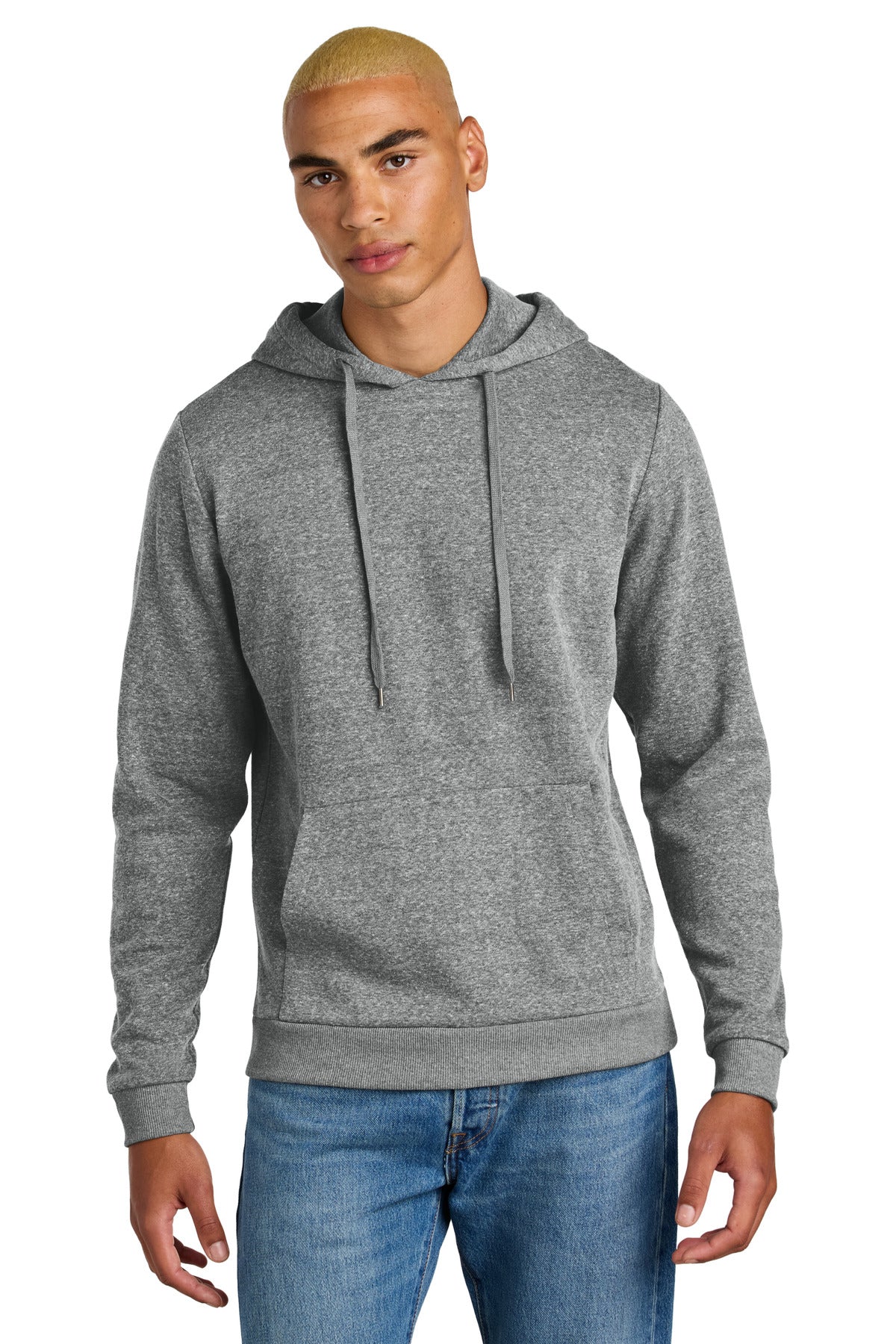 Custom Embroidery or DTF Print - District ®  Perfect Tri ®  Fleece Pullover Hoodie DT1300
