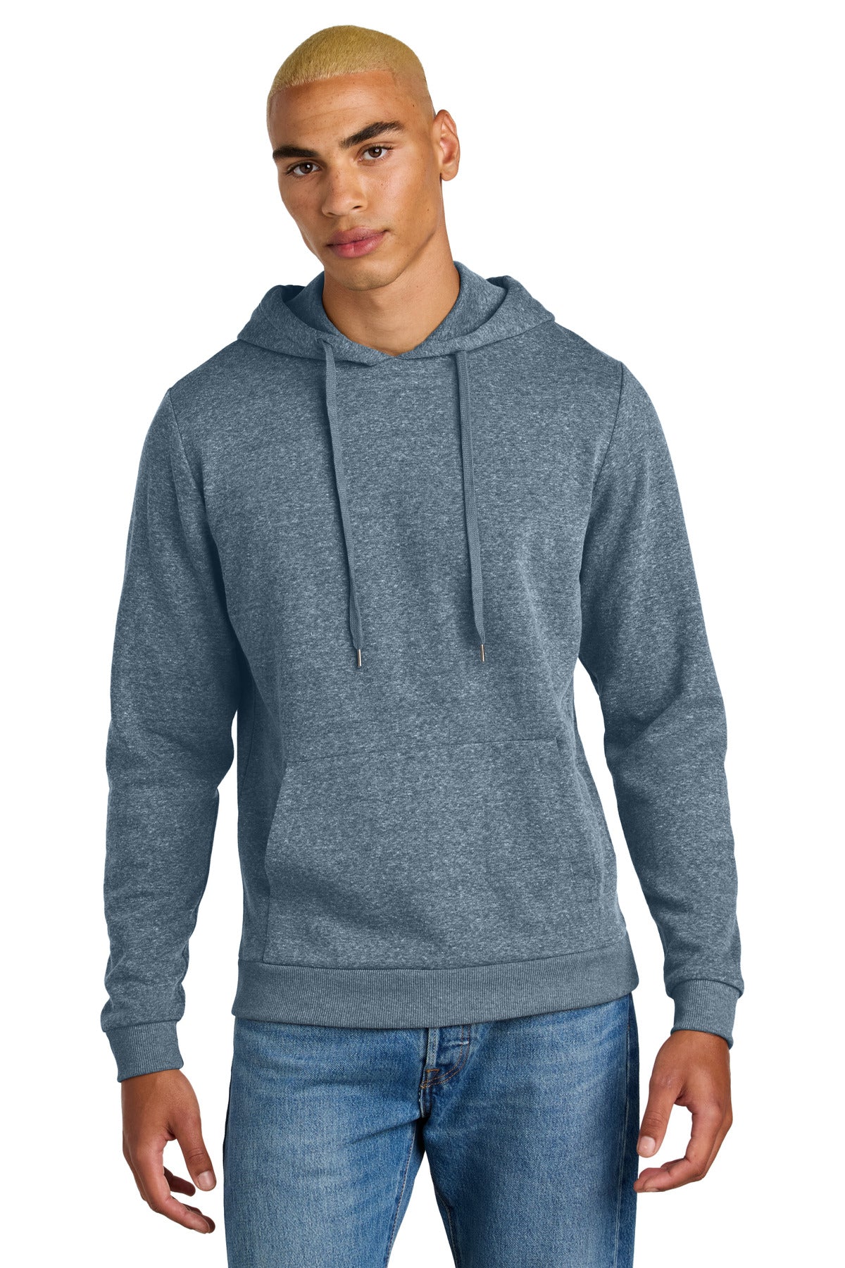 Custom Embroidery or DTF Print - District ®  Perfect Tri ®  Fleece Pullover Hoodie DT1300
