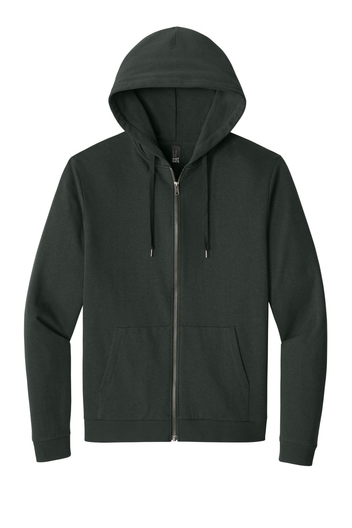 Custom Embroidery or DTF Print - District ®  Perfect Tri ®  Fleece Full-Zip Hoodie DT1302