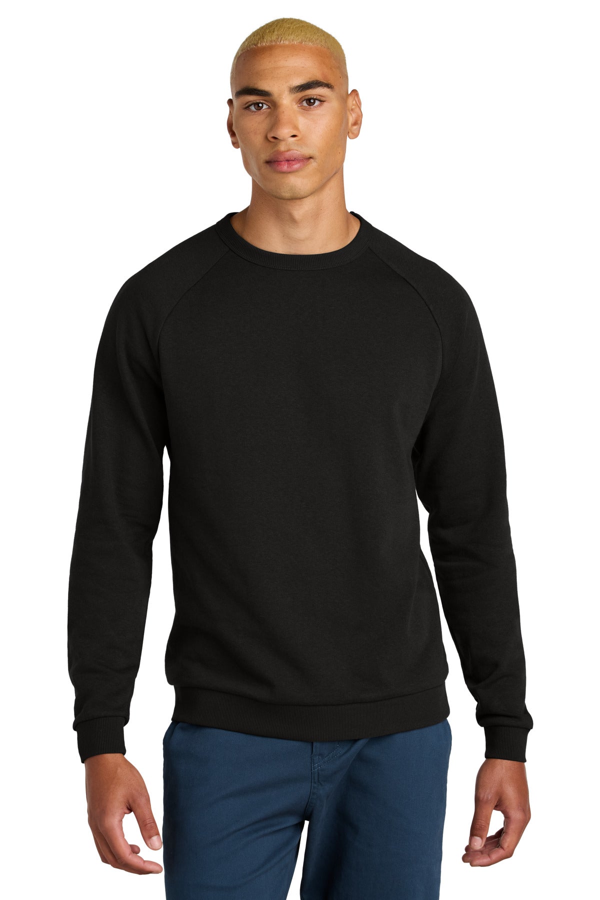 Custom Embroidery or DTF Print - District ®  Perfect Tri ®  Fleece Crewneck Sweatshirt DT1304