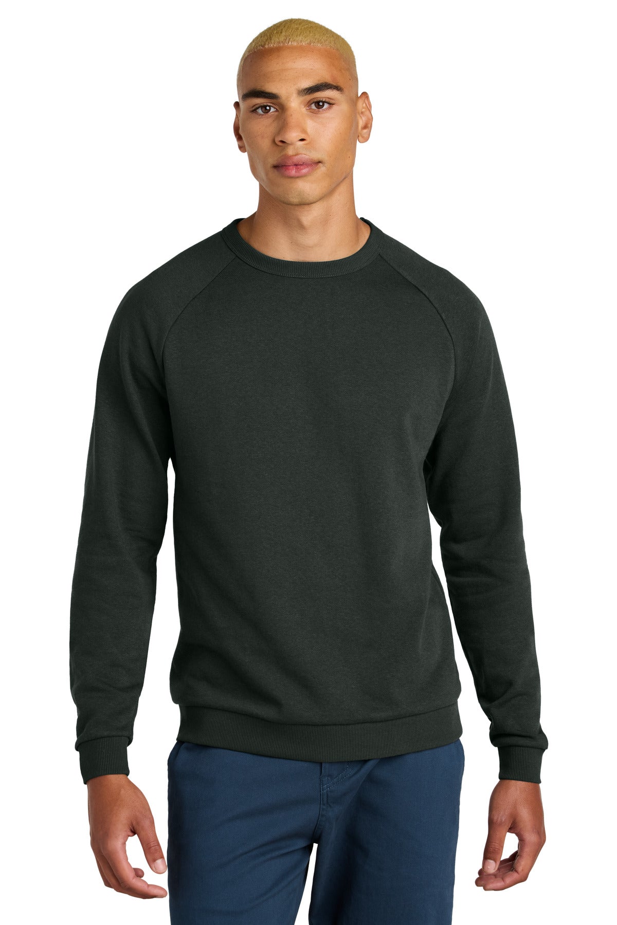 Custom Embroidery or DTF Print - District ®  Perfect Tri ®  Fleece Crewneck Sweatshirt DT1304