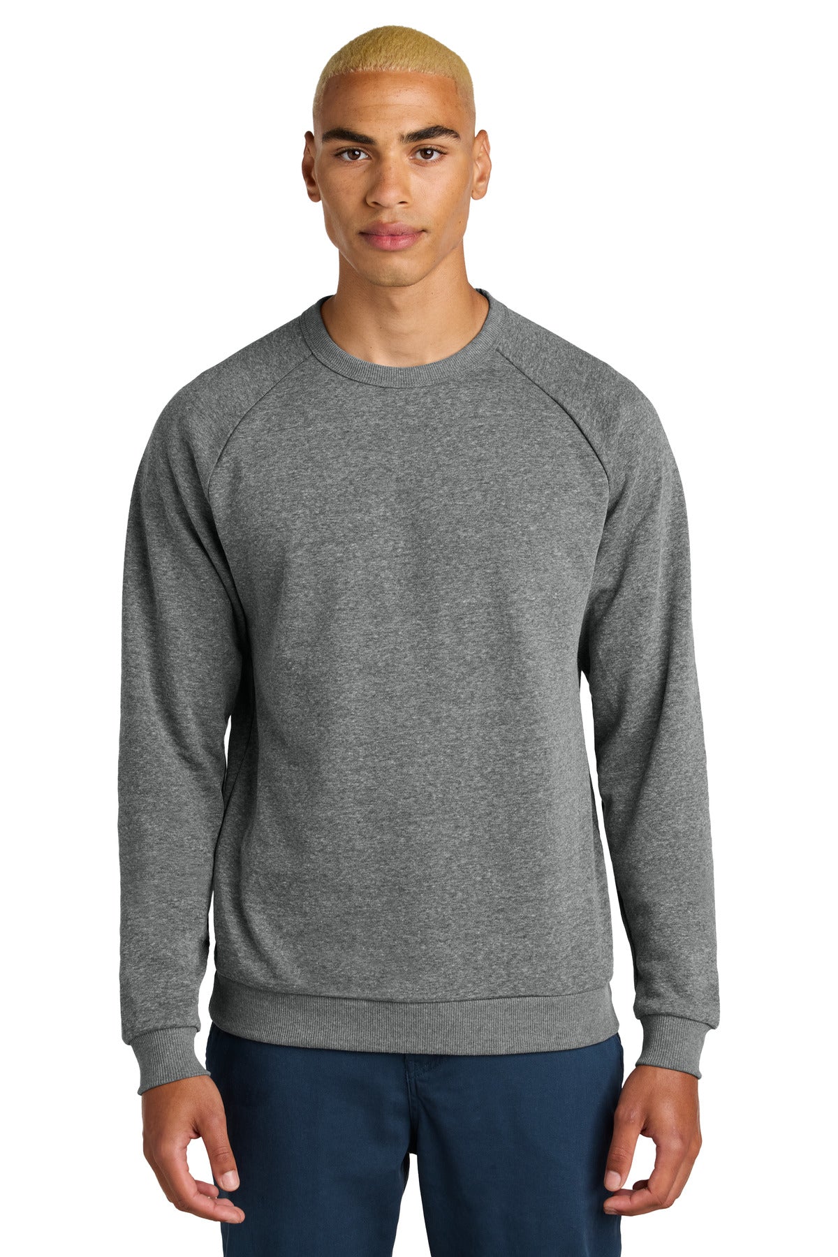 Custom Embroidery or DTF Print - District ®  Perfect Tri ®  Fleece Crewneck Sweatshirt DT1304