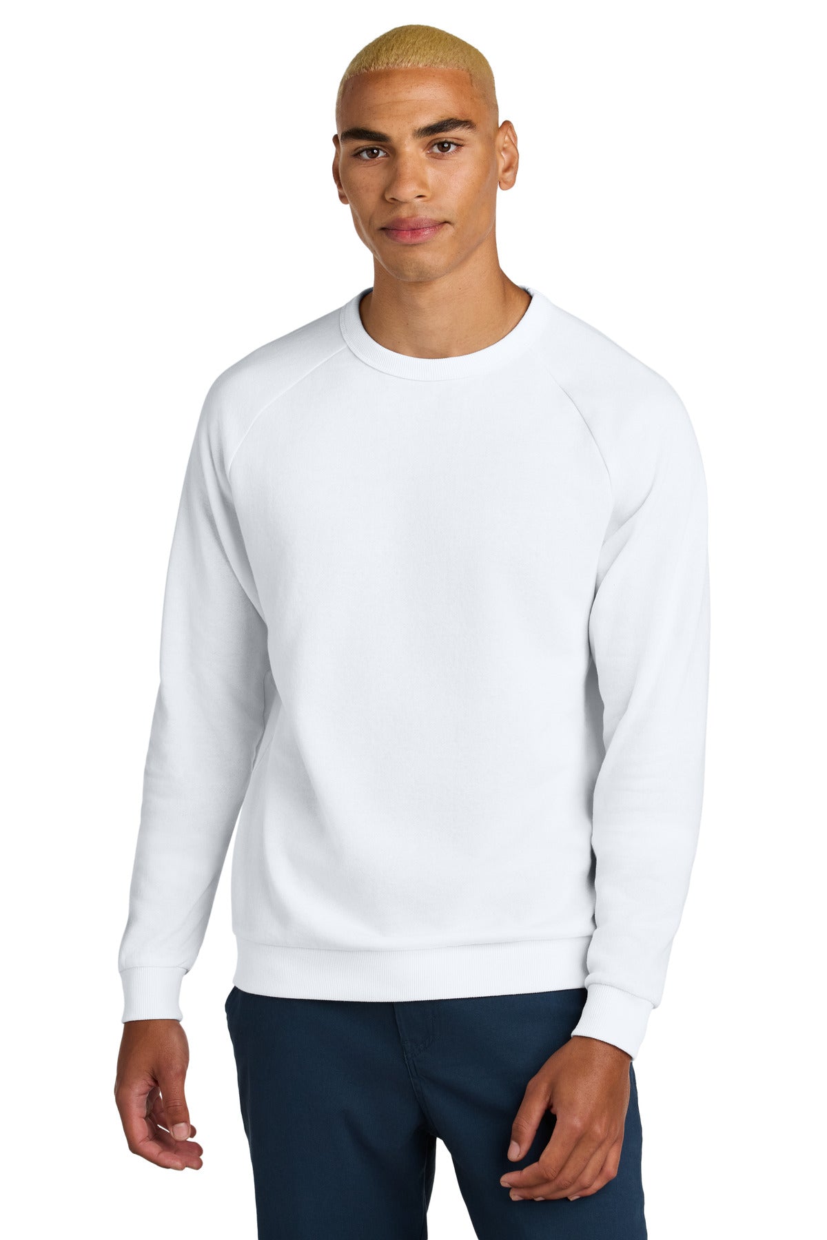 Custom Embroidery or DTF Print - District ®  Perfect Tri ®  Fleece Crewneck Sweatshirt DT1304