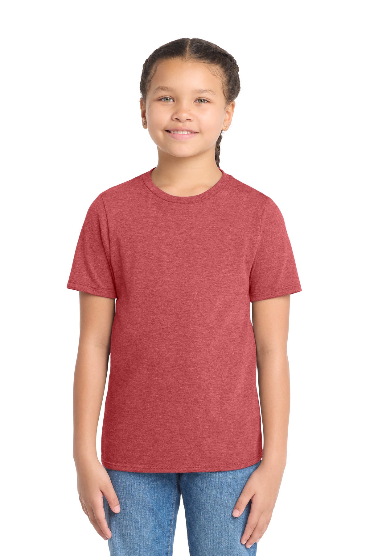 Custom Embroidery or DTF Print - District  ®  Youth Perfect Tri  ® Tee. DT130Y