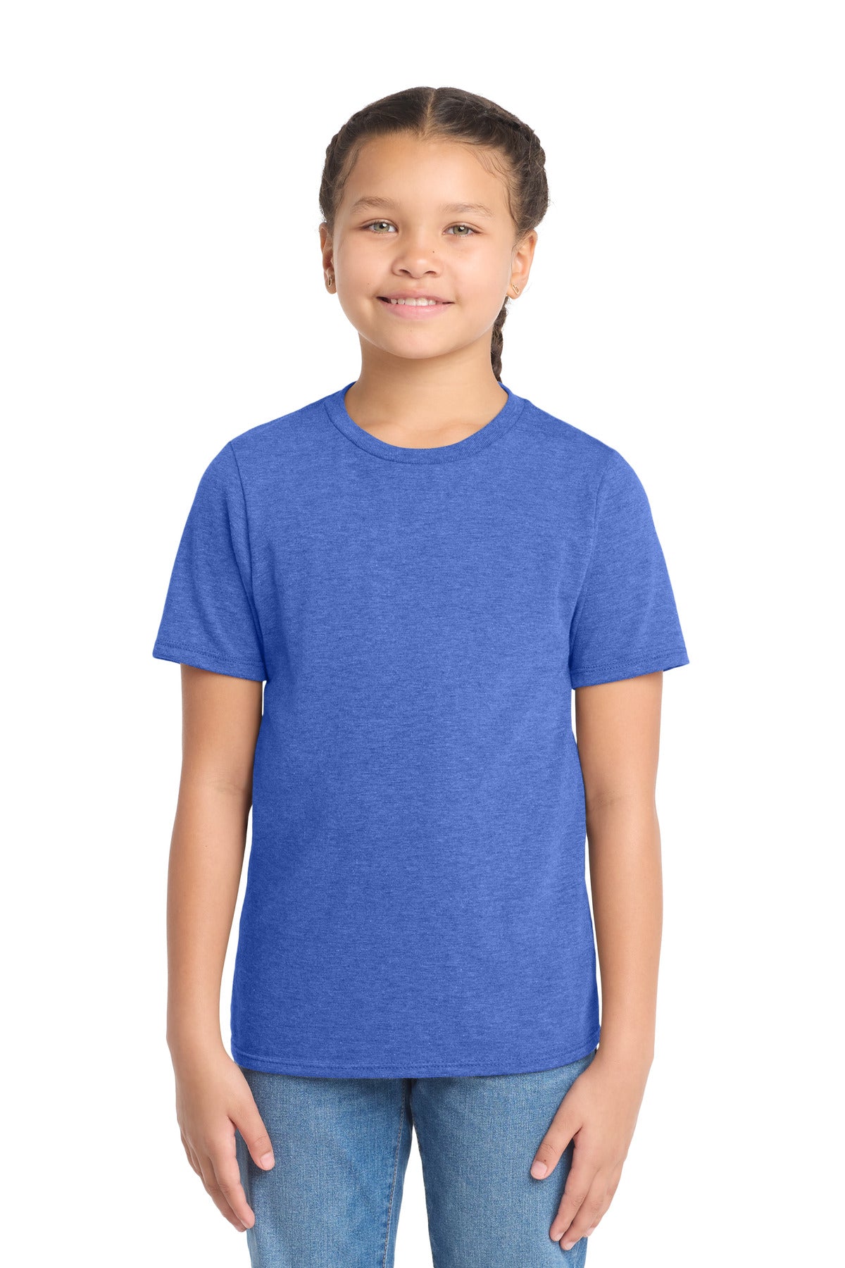 Custom Embroidery or DTF Print - District  ®  Youth Perfect Tri  ® Tee. DT130Y