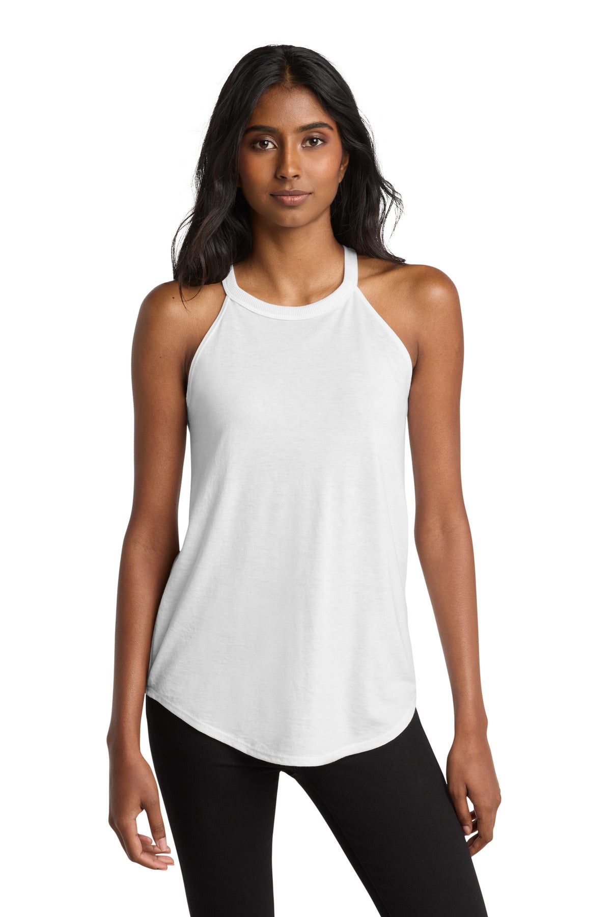 Custom Embroidery or DTF Print - District   ®  Women's Perfect Tri  ®  Rocker Tank. DT137L