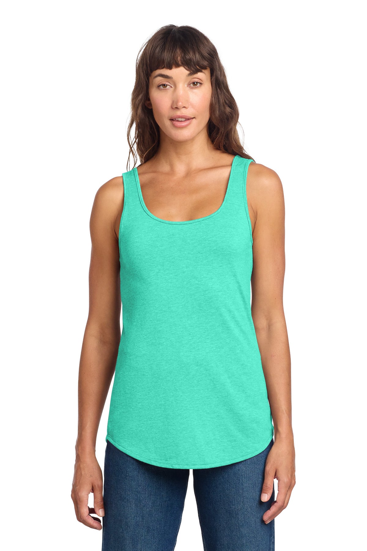 Custom Embroidery or DTF Print - District ®  Women's Perfect Tri ®  Relaxed Tank DT151