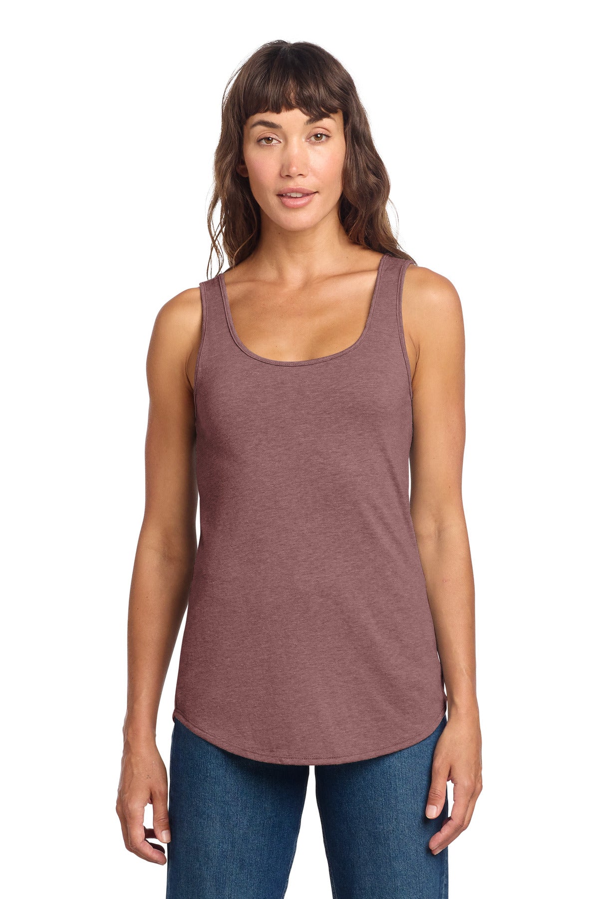 Custom Embroidery or DTF Print - District ®  Women's Perfect Tri ®  Relaxed Tank DT151