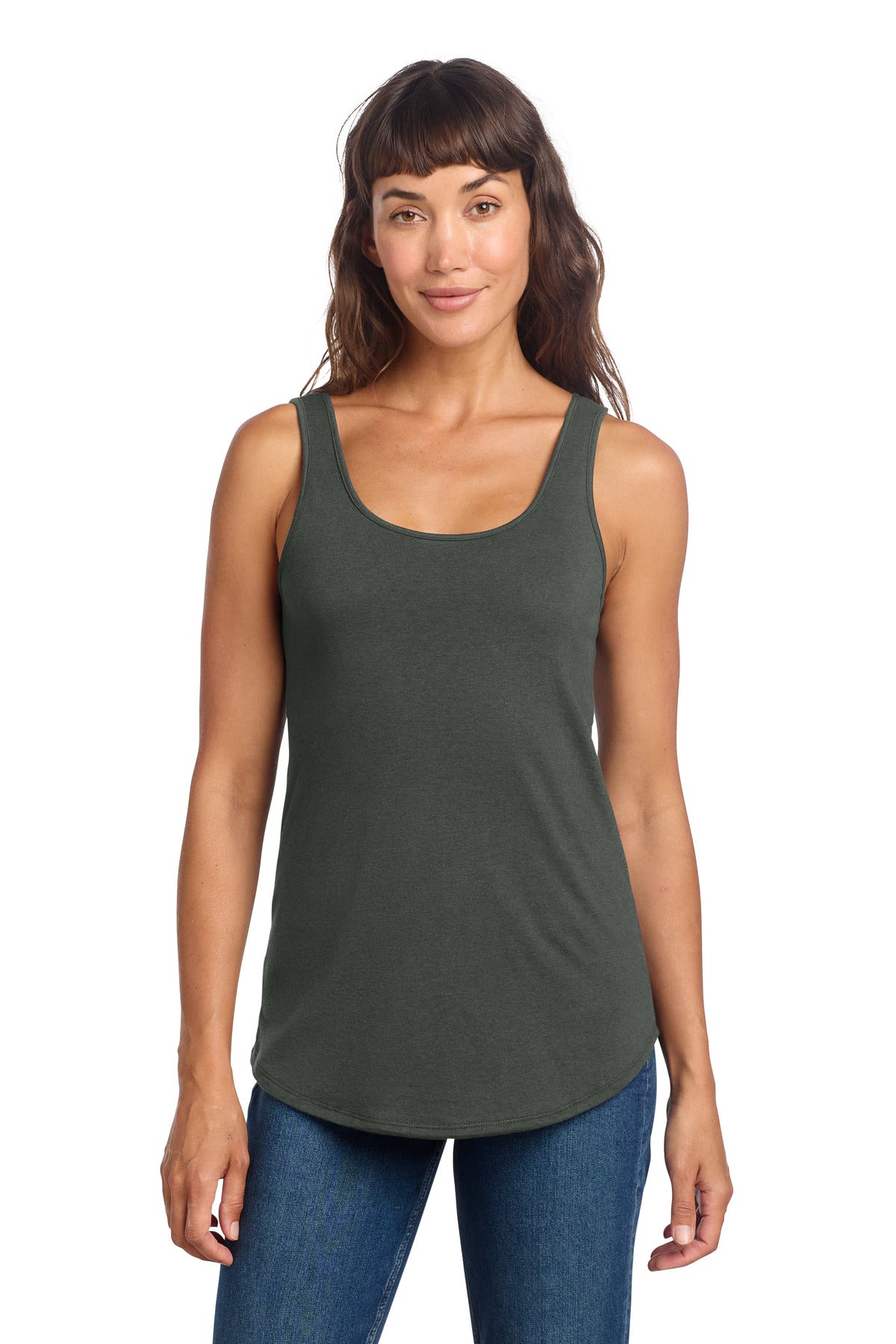 Custom Embroidery or DTF Print - District ®  Women's Perfect Tri ®  Relaxed Tank DT151