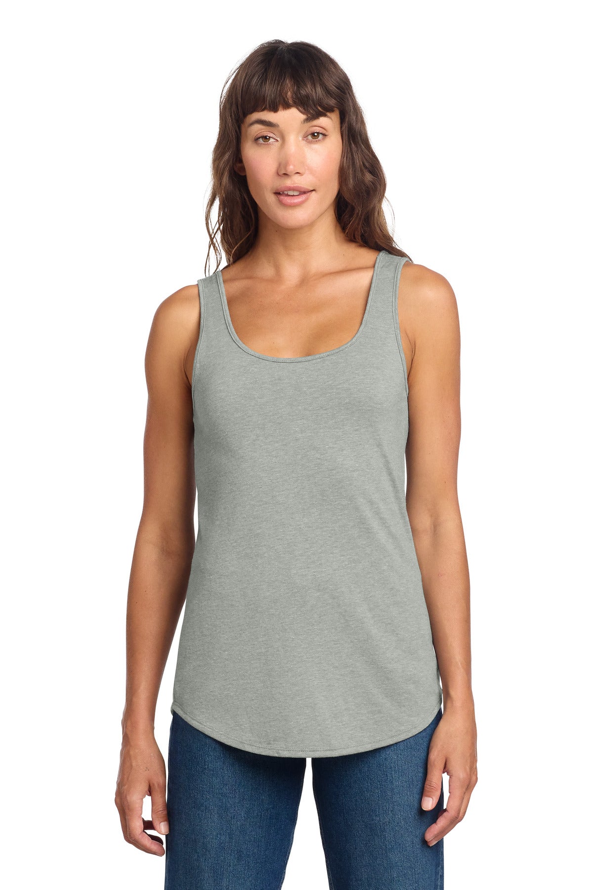 Custom Embroidery or DTF Print - District ®  Women's Perfect Tri ®  Relaxed Tank DT151