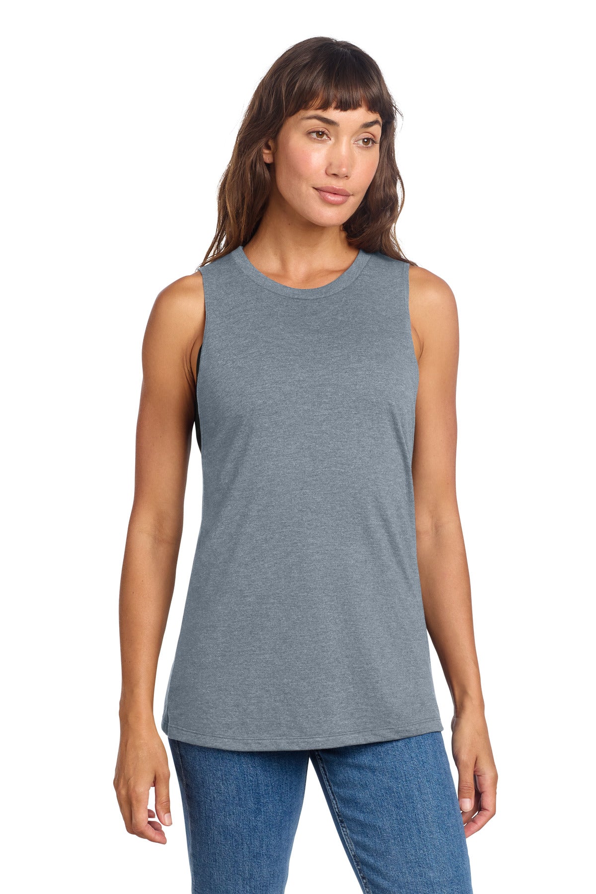 Custom Embroidery or DTF Print - District ®  Women's Perfect Tri ®  Muscle Tank DT153