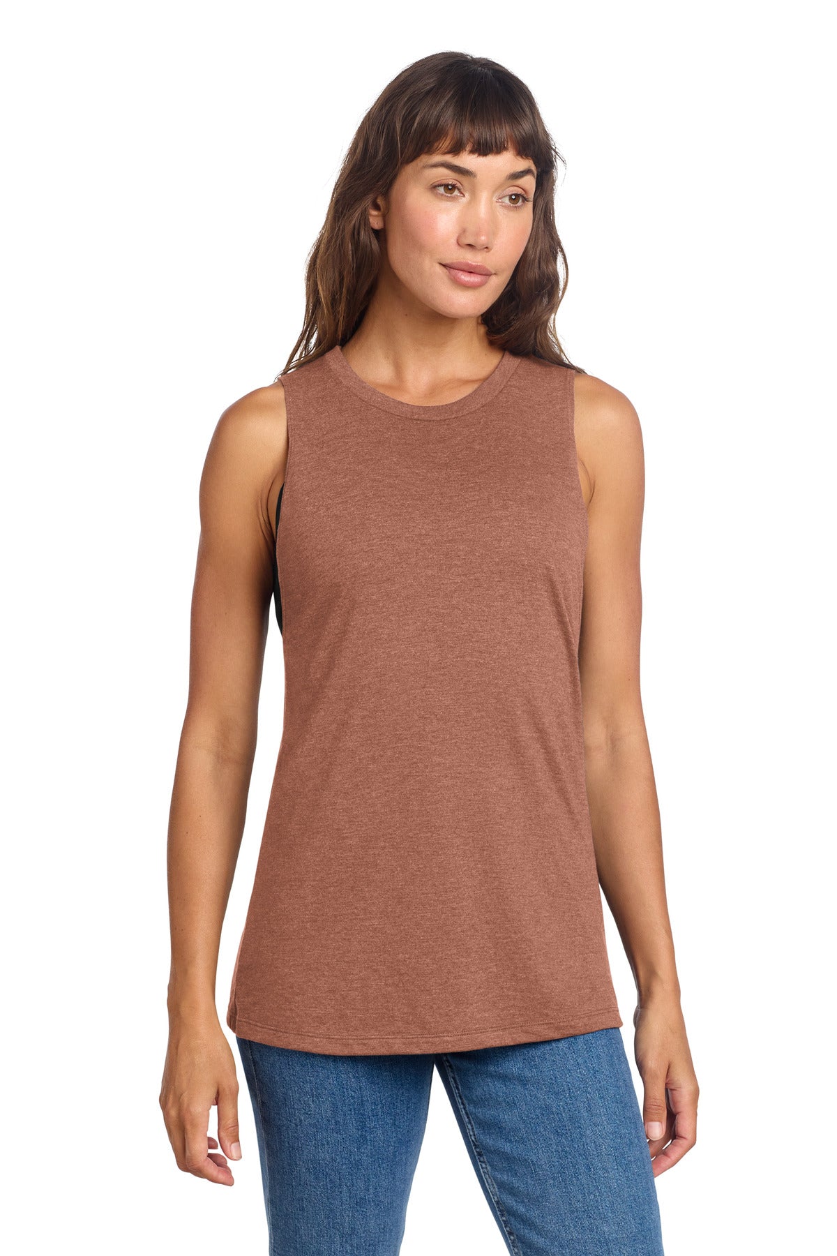Custom Embroidery or DTF Print - District ®  Women's Perfect Tri ®  Muscle Tank DT153
