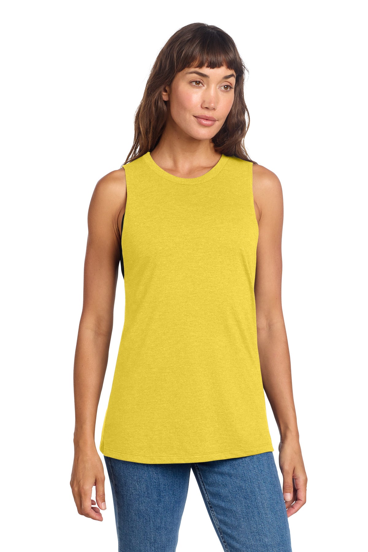 Custom Embroidery or DTF Print - District ®  Women's Perfect Tri ®  Muscle Tank DT153