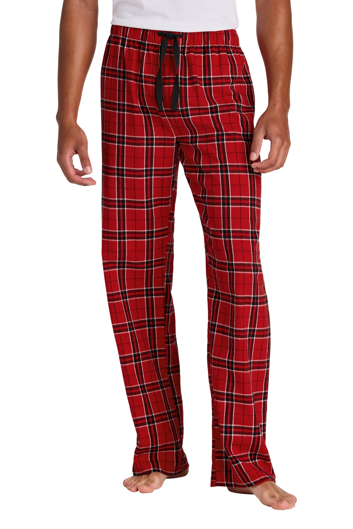 Custom Embroidery or DTF Print - District ®  Flannel Plaid Pant. DT1800