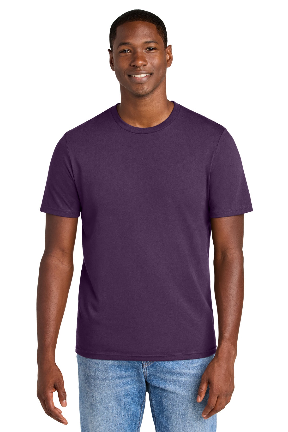 Custom Embroidery or DTF Print - District ®  Perfect Weight ®  CVC Tee DT184