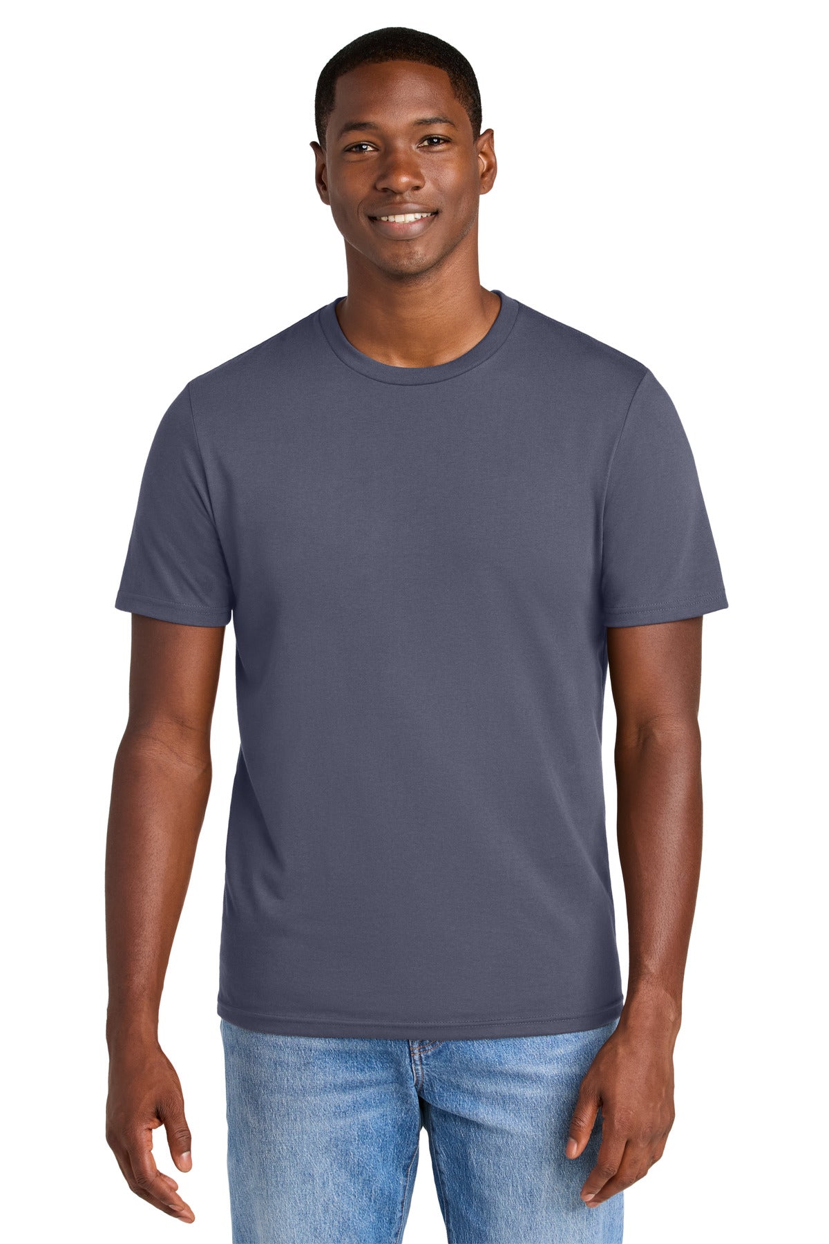 Custom Embroidery or DTF Print - District ®  Perfect Weight ®  CVC Tee DT184