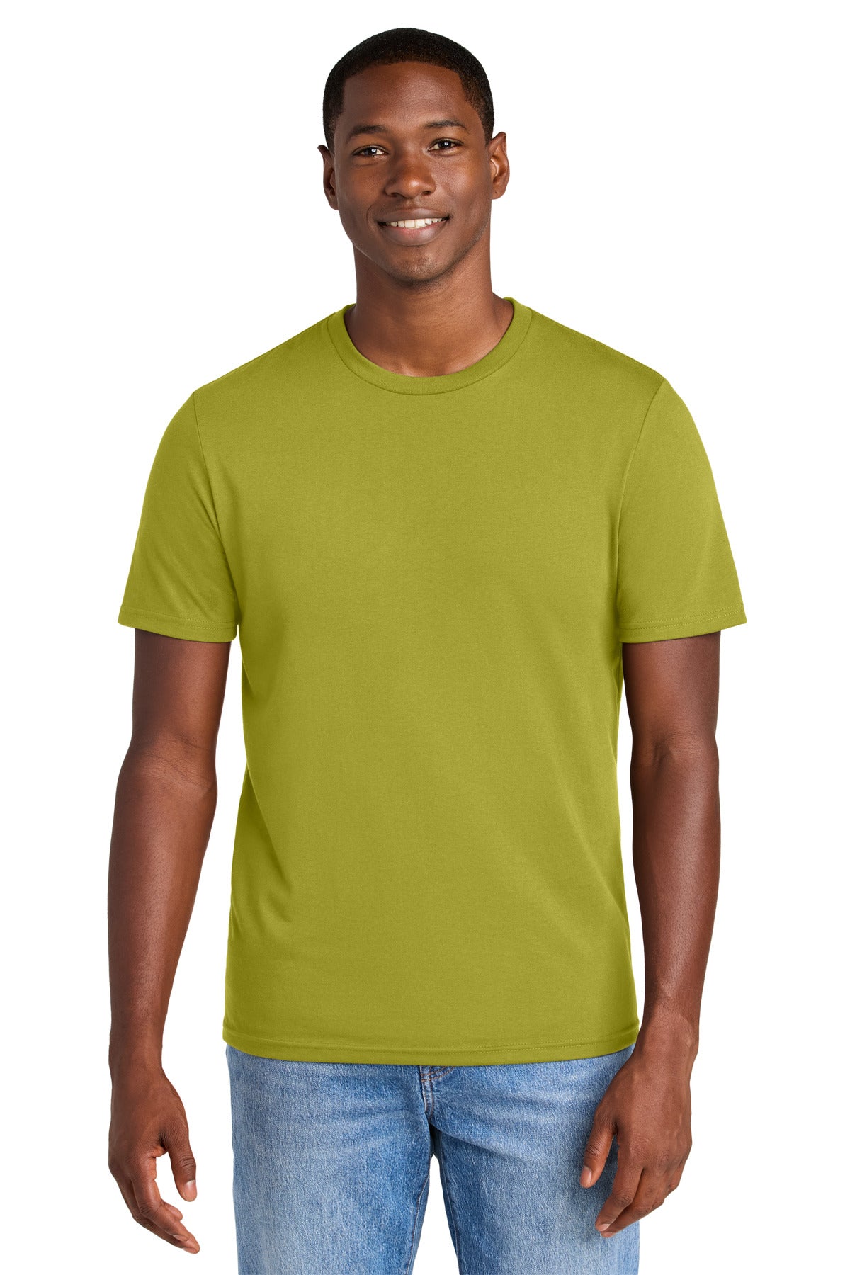 Custom Embroidery or DTF Print - District ®  Perfect Weight ®  CVC Tee DT184
