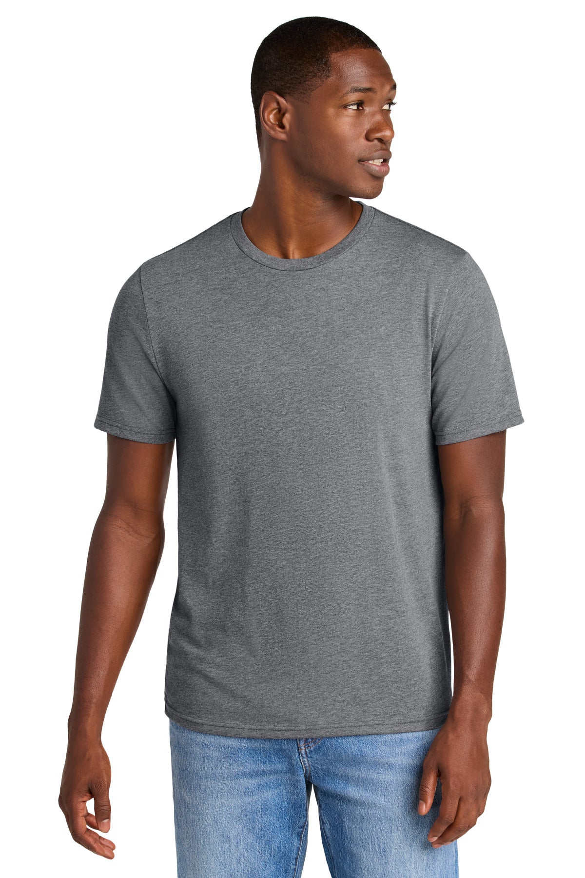 Custom Embroidery or DTF Print - District ®  Perfect Weight ®  CVC Tee DT184