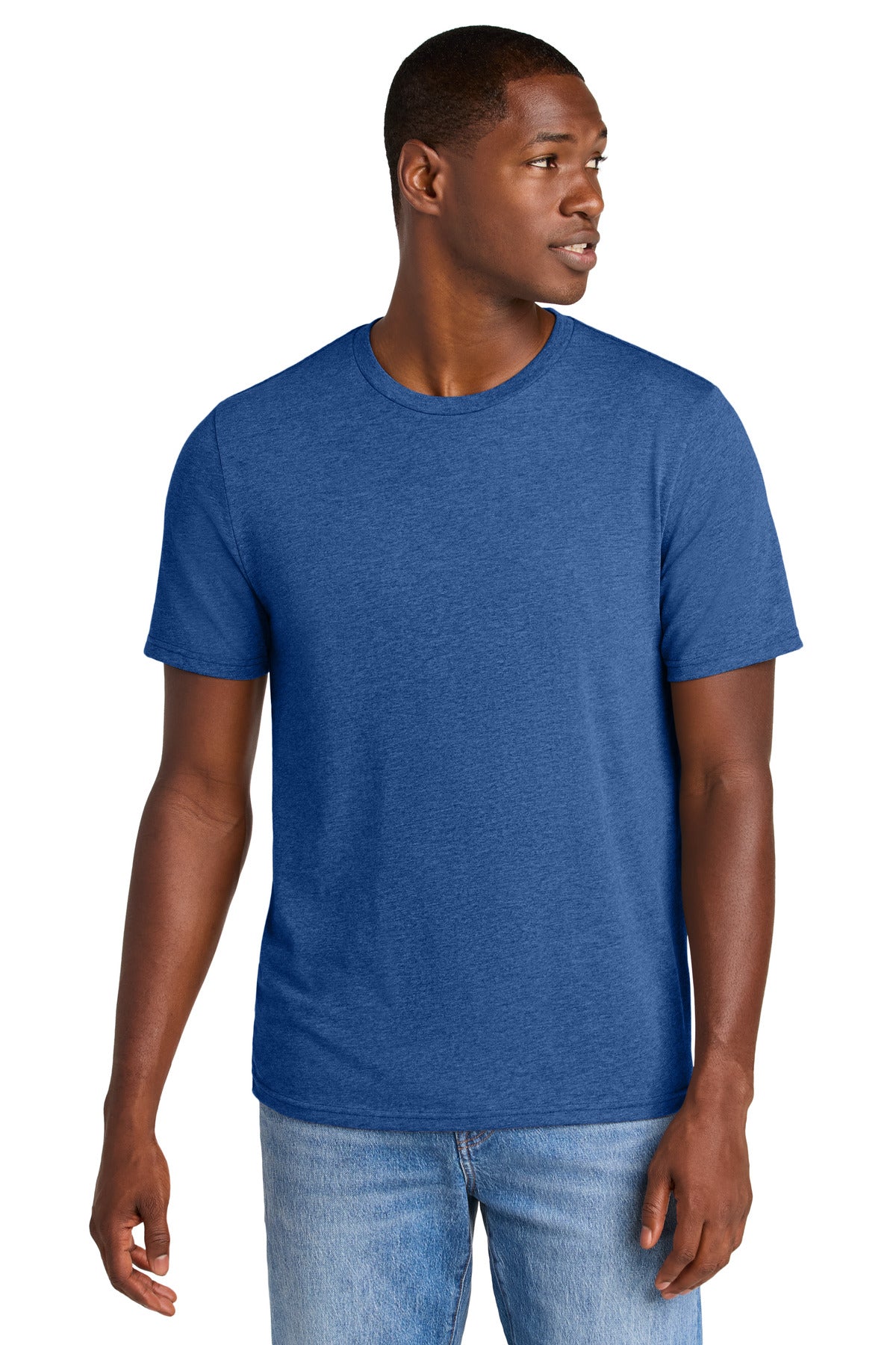 Custom Embroidery or DTF Print - District ®  Perfect Weight ®  CVC Tee DT184