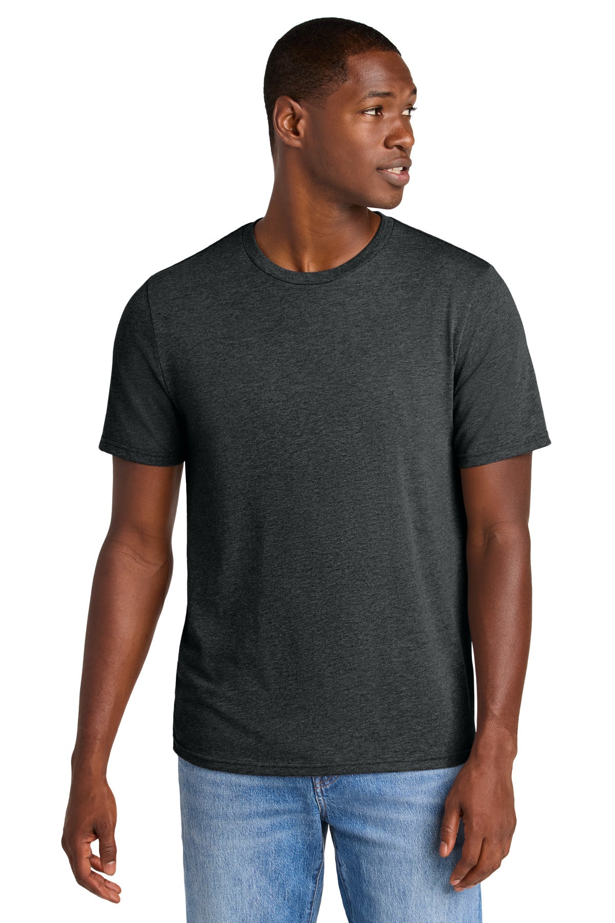 Custom Embroidery or DTF Print - District ®  Perfect Weight ®  CVC Tee DT184