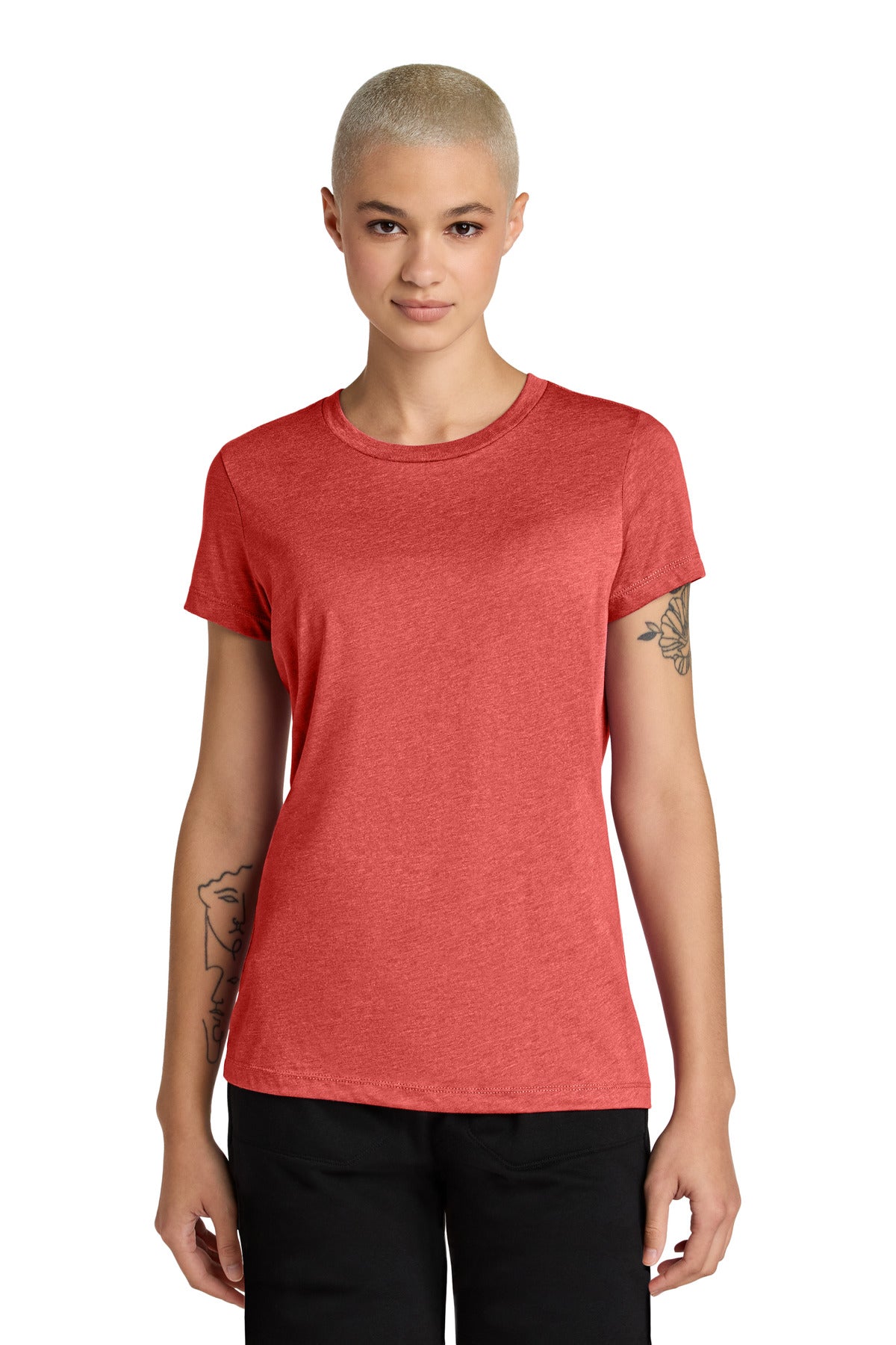Custom Embroidery or DTF Print - District ®  Women's Perfect Weight ®  CVC Tee DT188