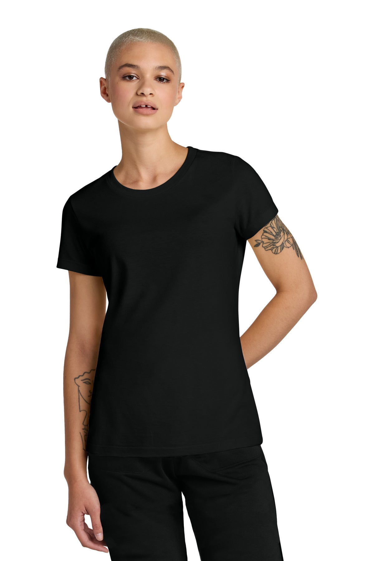 Custom Embroidery or DTF Print - District ®  Women's Perfect Weight ®  CVC Tee DT188