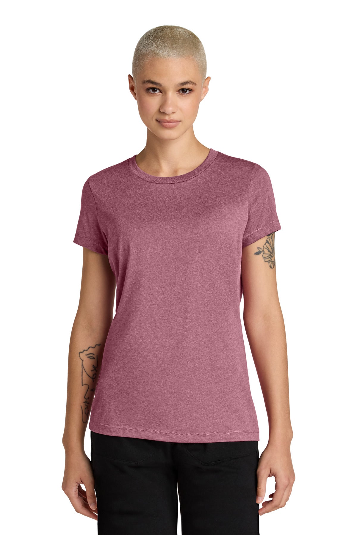 Custom Embroidery or DTF Print - District ®  Women's Perfect Weight ®  CVC Tee DT188