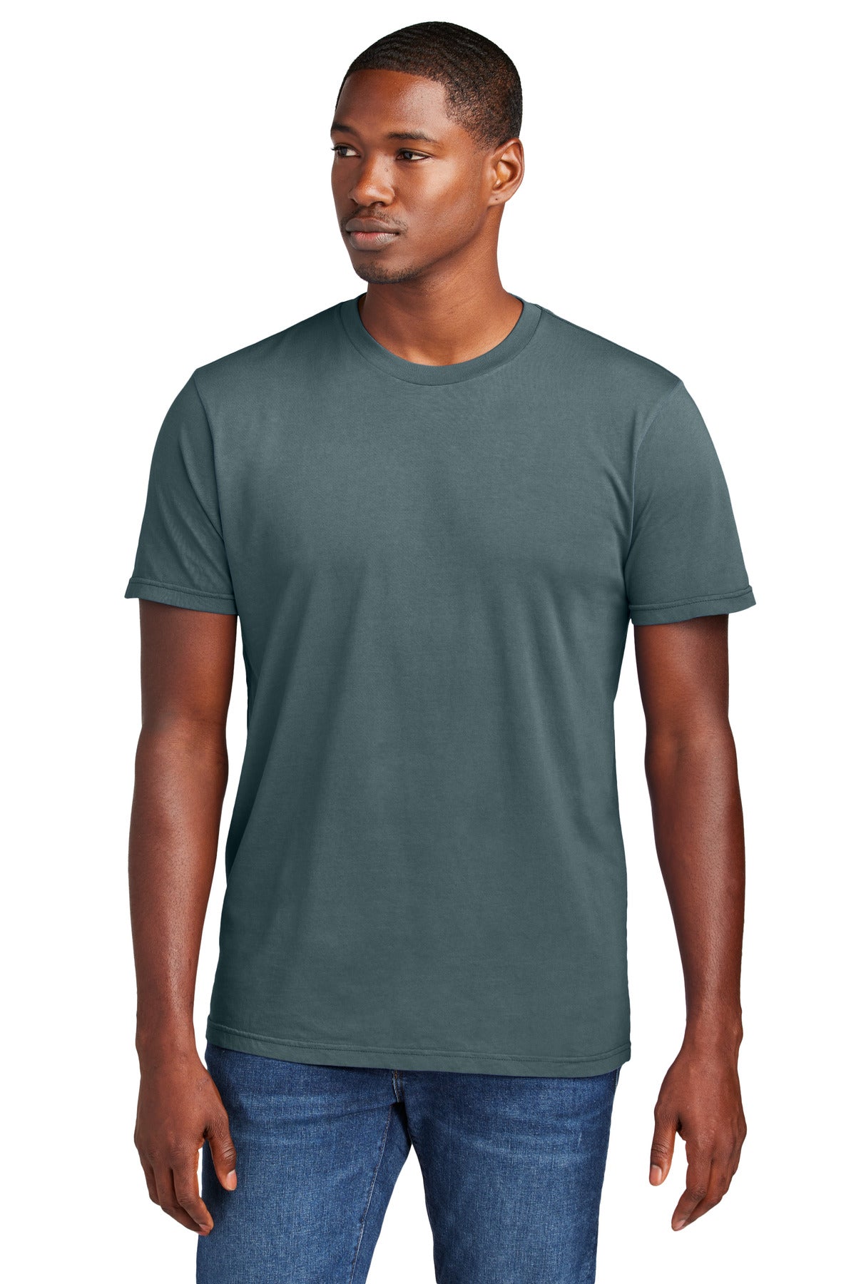 Custom Embroidery or DTF Print - District Wash ™  Tee DT2101