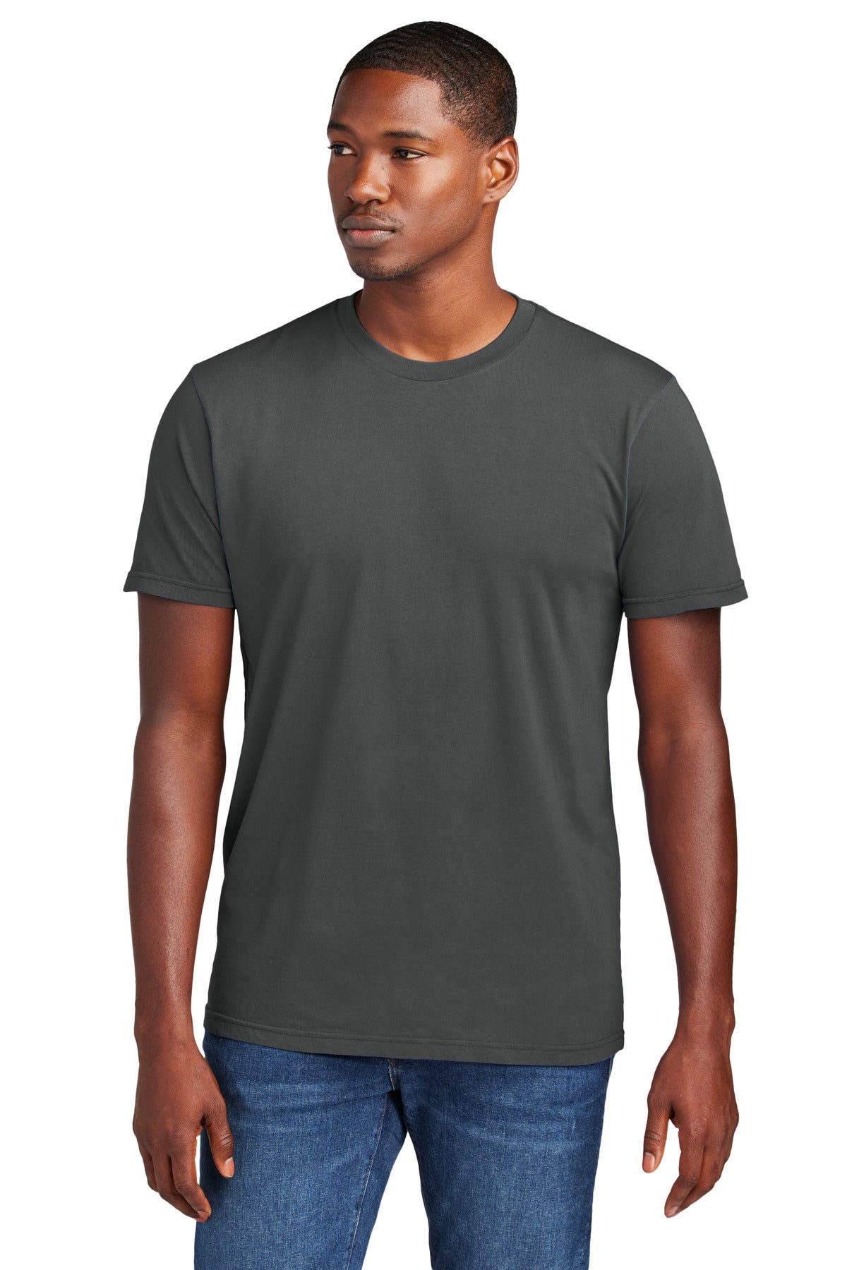 Custom Embroidery or DTF Print - District Wash ™  Tee DT2101