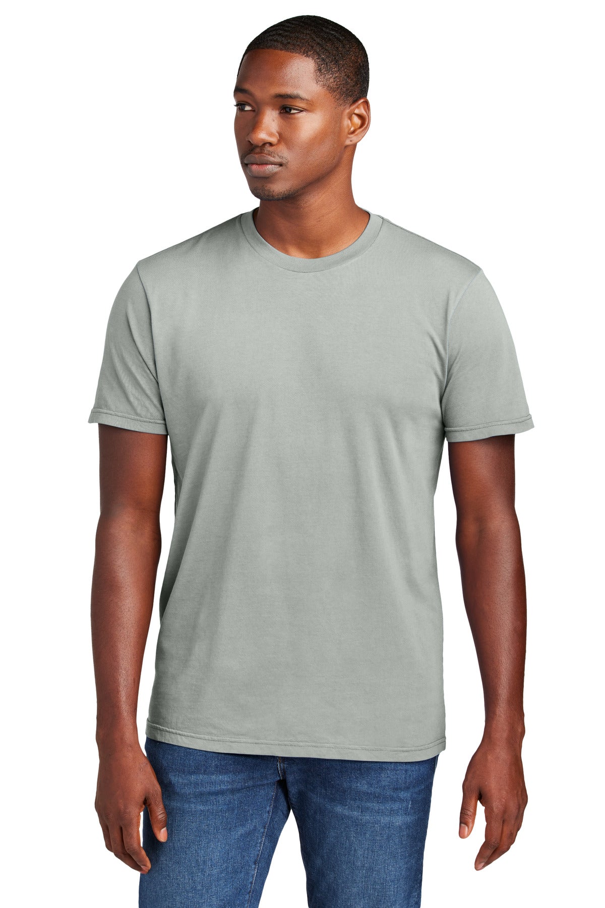 Custom Embroidery or DTF Print - District Wash ™  Tee DT2101