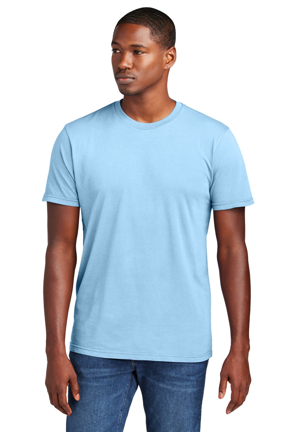 Custom Embroidery or DTF Print - District Wash ™  Tee DT2101