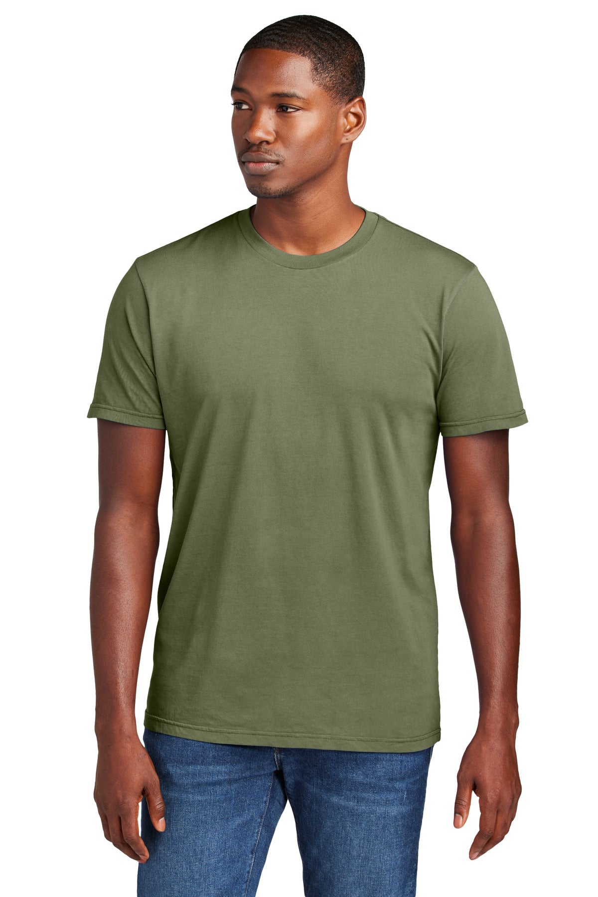 Custom Embroidery or DTF Print - District Wash ™  Tee DT2101