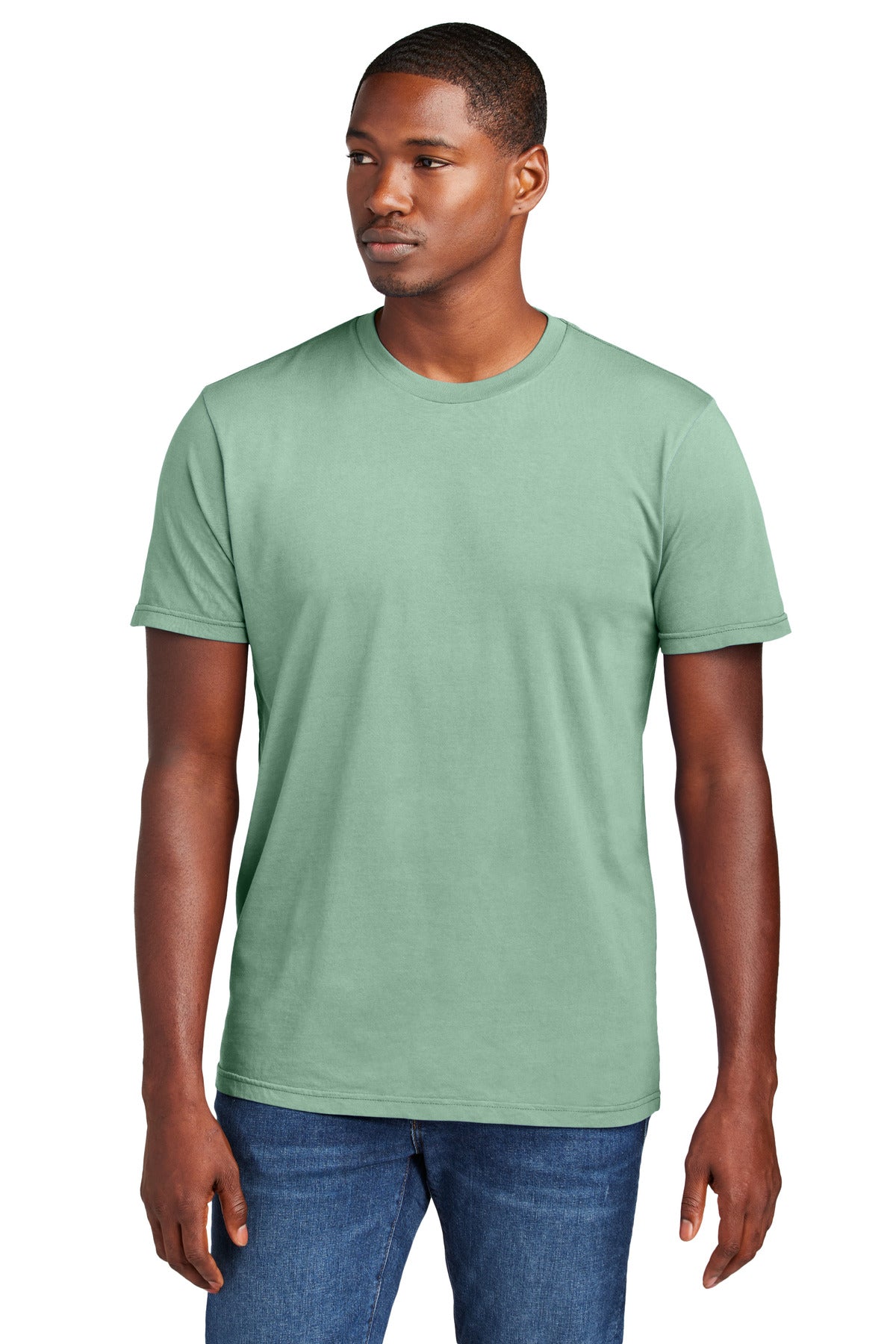 Custom Embroidery or DTF Print - District Wash ™  Tee DT2101