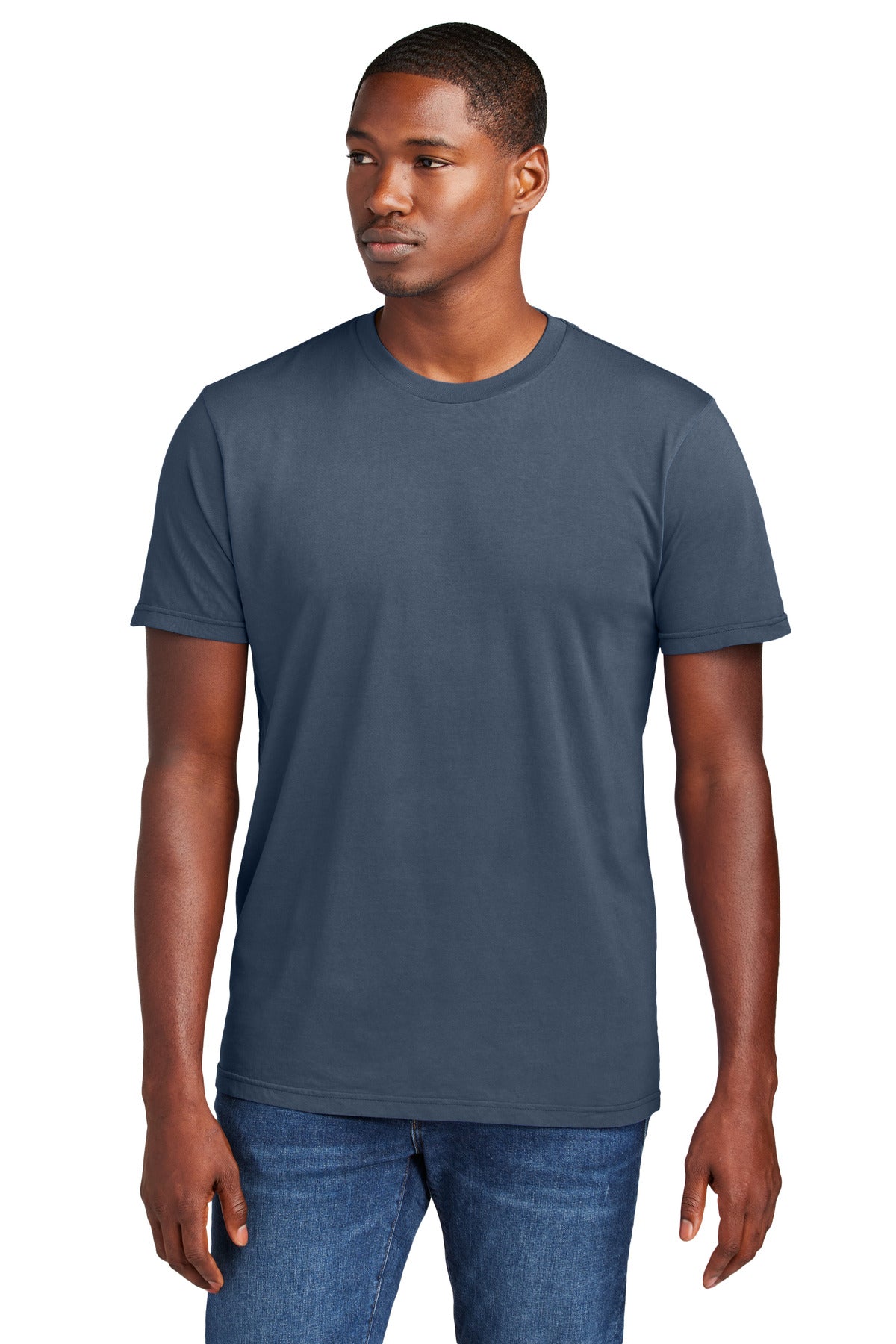Custom Embroidery or DTF Print - District Wash ™  Tee DT2101