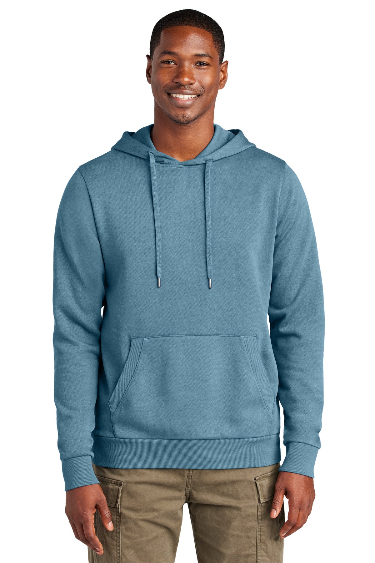 Custom Embroidery or DTF Print - District Wash ™  Fleece Hoodie DT2200