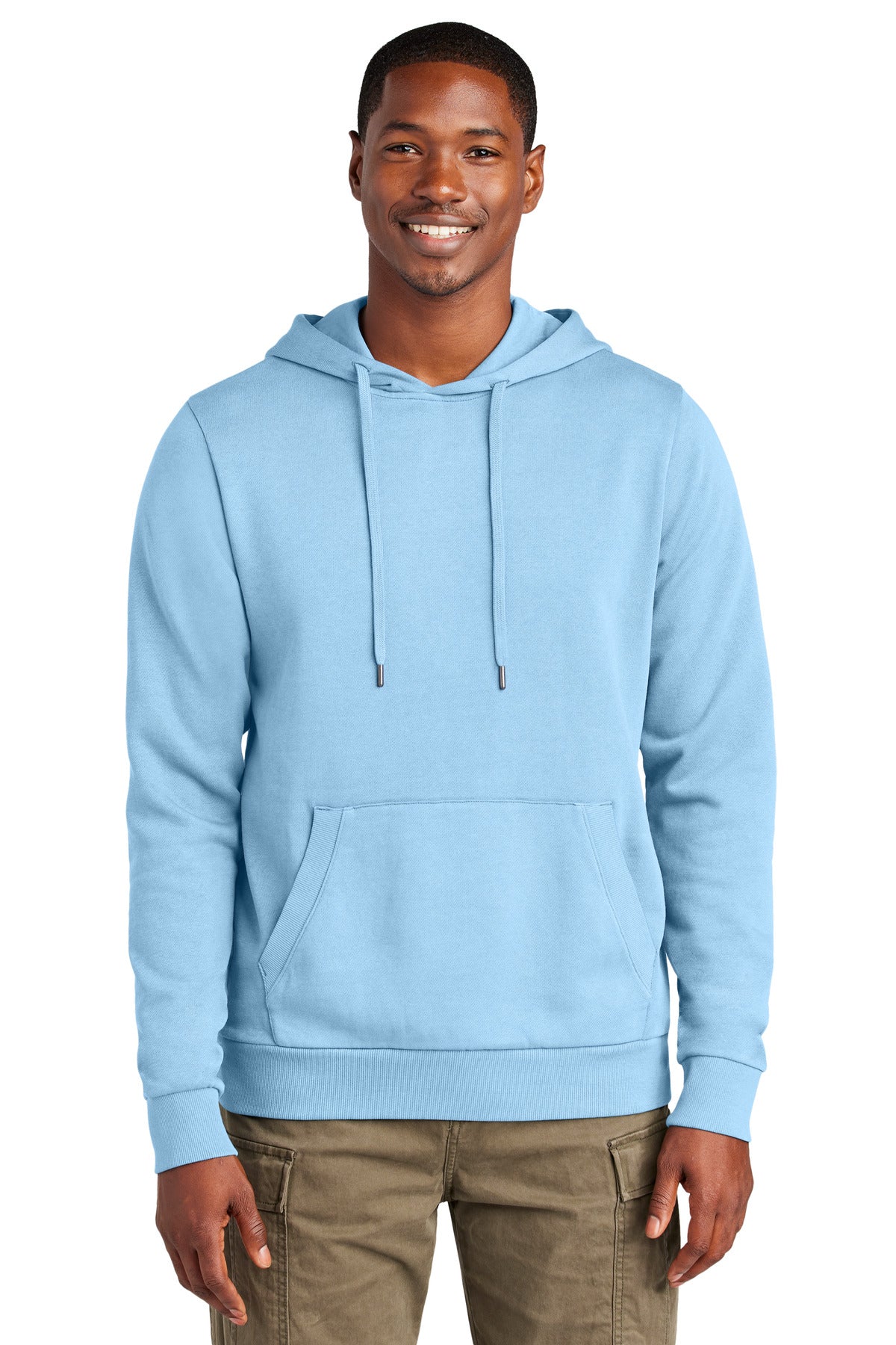 Custom Embroidery or DTF Print - District Wash ™  Fleece Hoodie DT2200