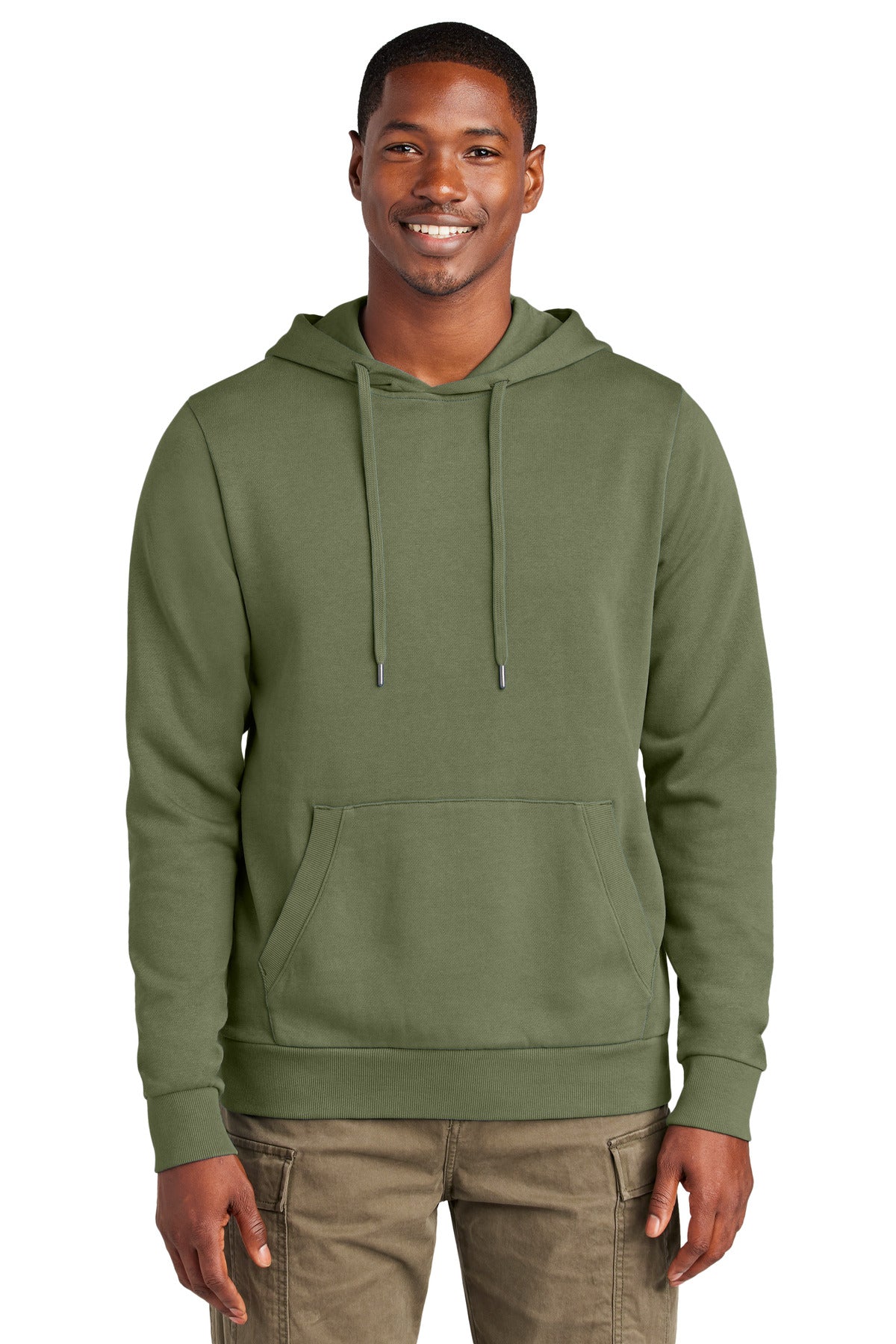 Custom Embroidery or DTF Print - District Wash ™  Fleece Hoodie DT2200