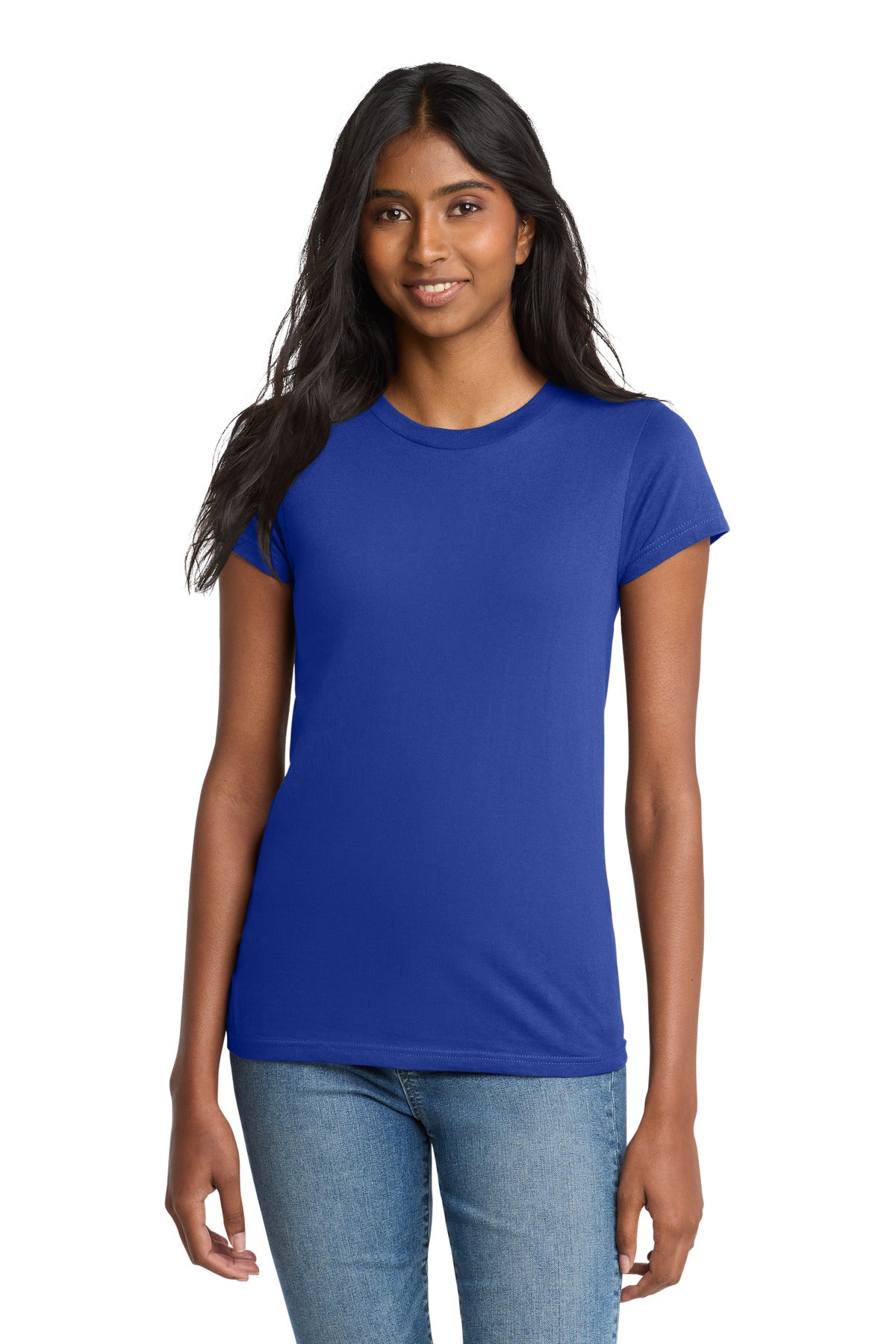 Custom Embroidery or DTF Print - District ®  Women's Fitted The Concert Tee ®  DT5001