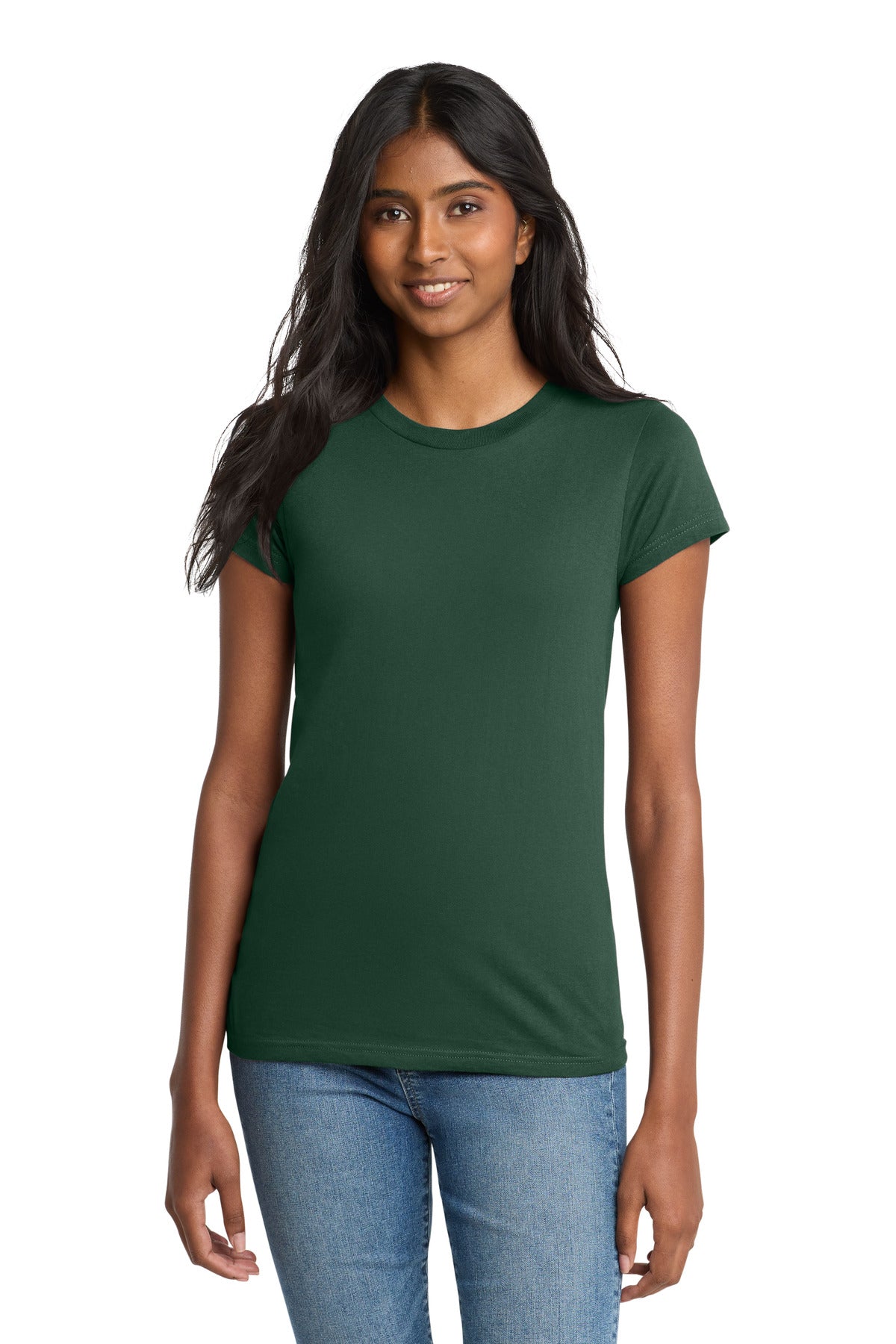 Custom Embroidery or DTF Print - District ®  Women's Fitted The Concert Tee ®  DT5001