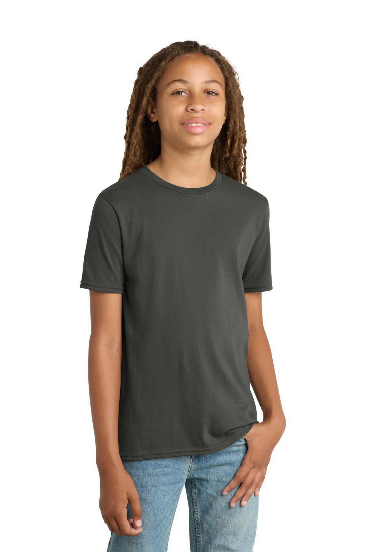 Custom Embroidery or DTF Print - District ®  Youth Very Important Tee ® . DT6000Y